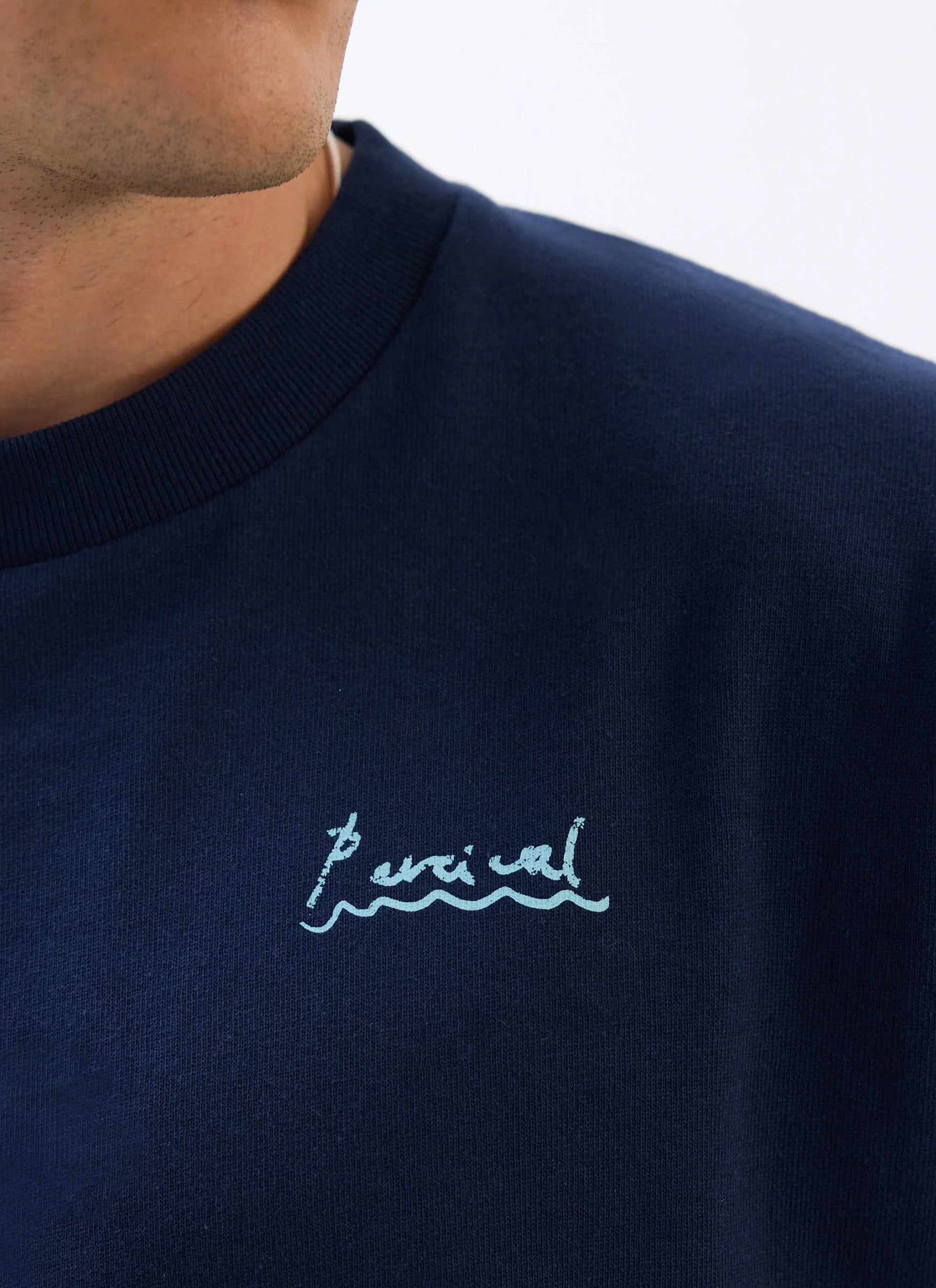 Amor Oversized T Shirt | Organic Cotton | Navy - Image 4
