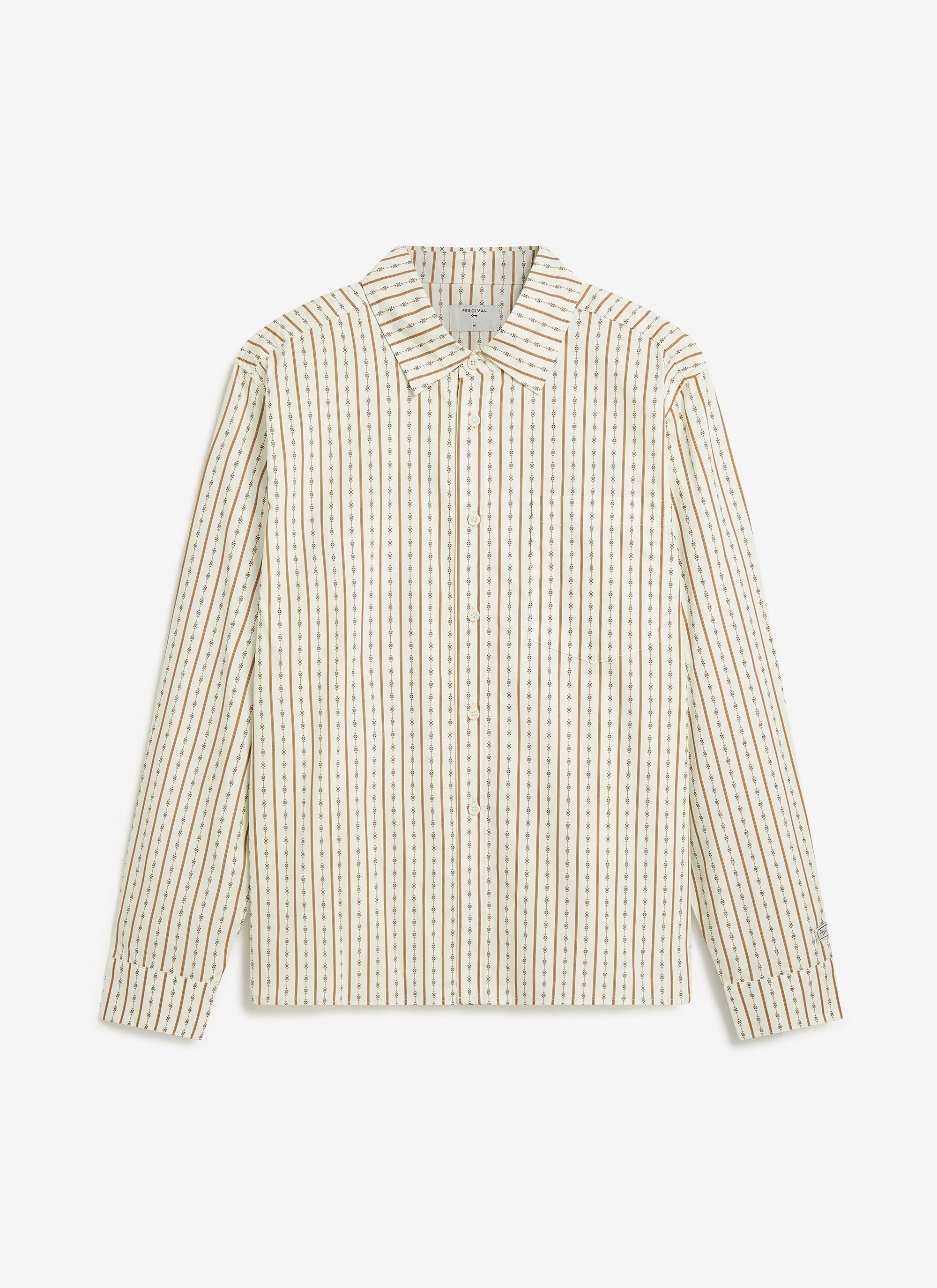 Binding Oversized Pearce Shirt | Cotton | Cream