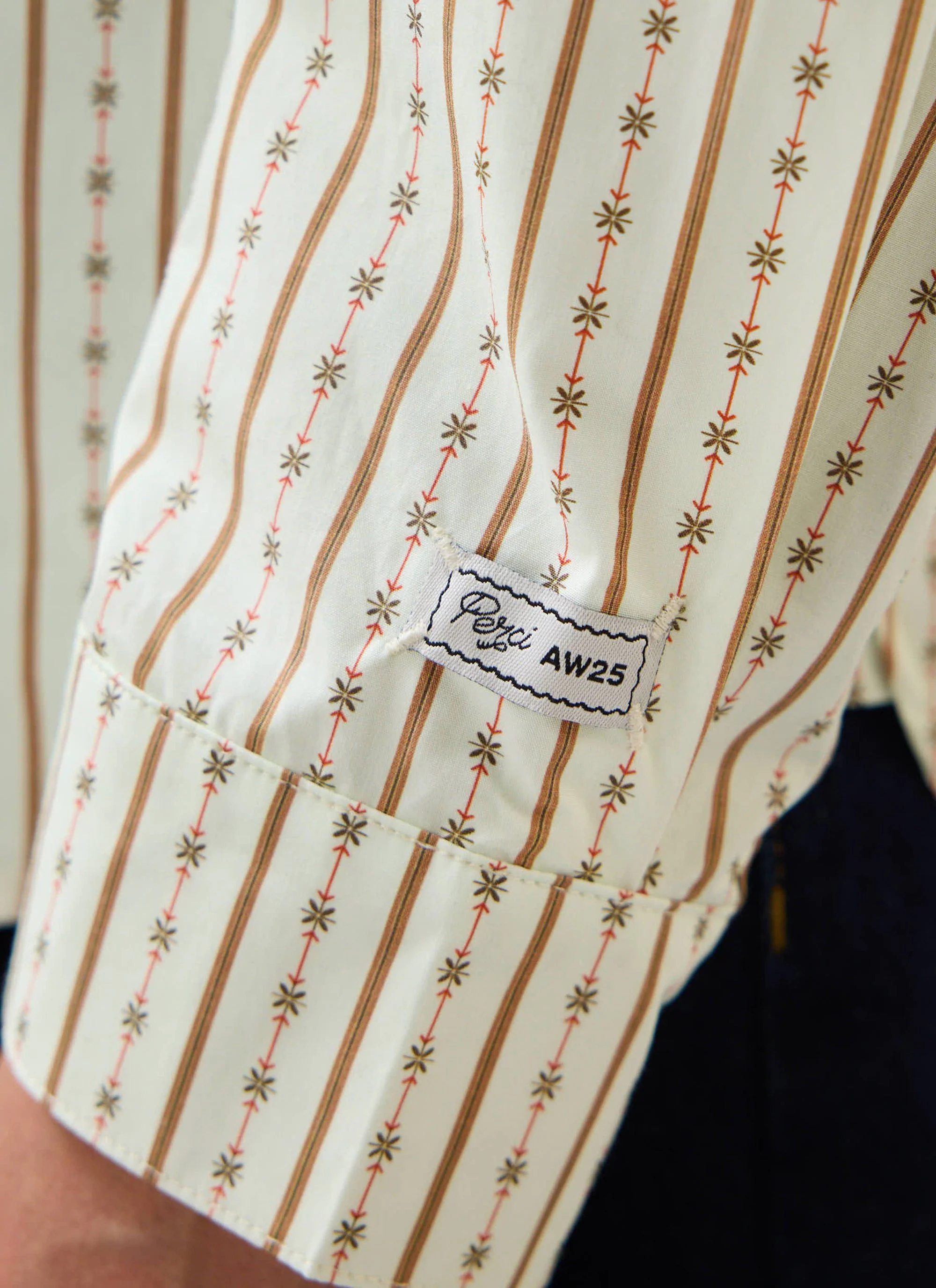 Binding Oversized Pearce Shirt | Cotton | Cream - Image 5
