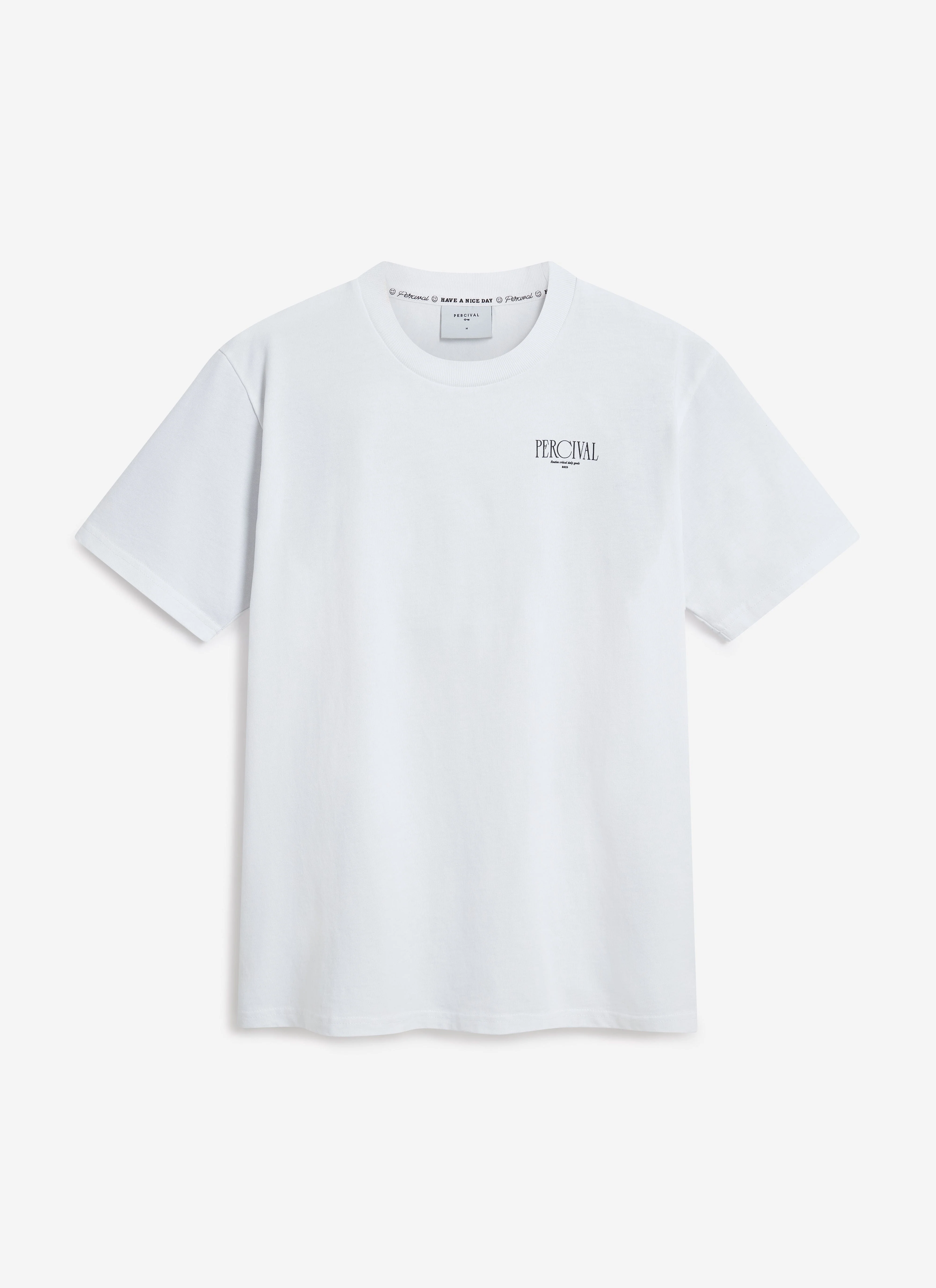 Bistro T Shirt | Embroidered Organic Cotton | White - Image 4