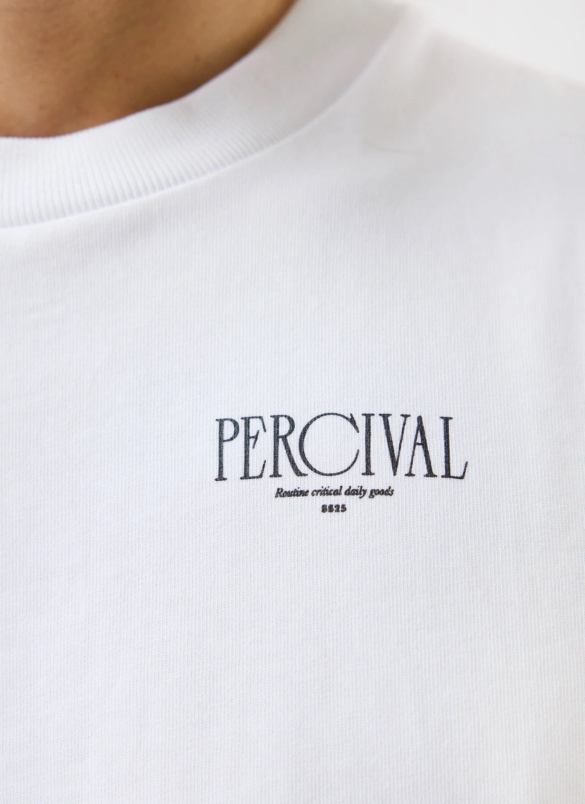 Bistro T Shirt | Embroidered Organic Cotton | White - Image 5