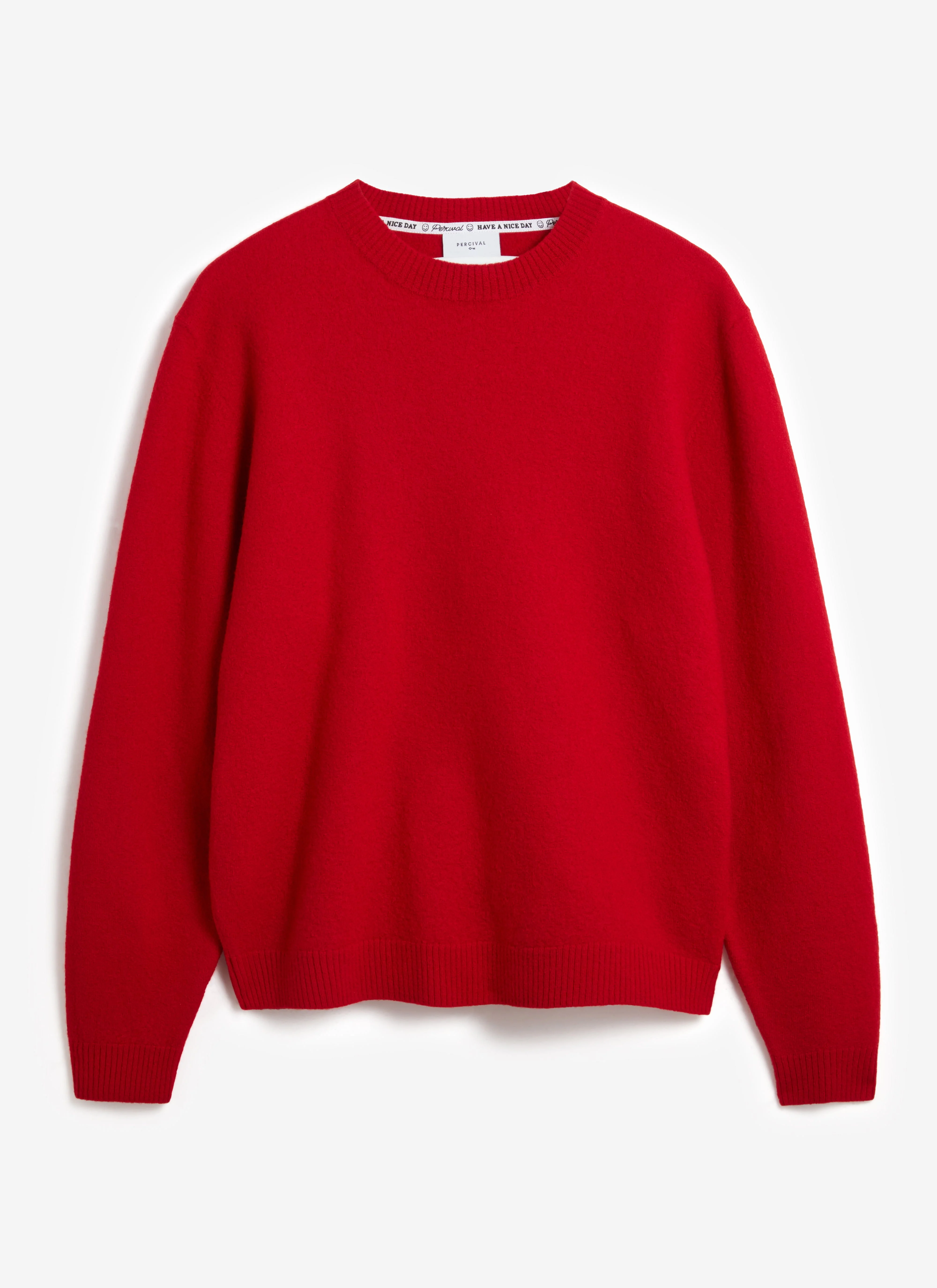 Felted Regular Jumper | Merino Wool | Red - Image 5