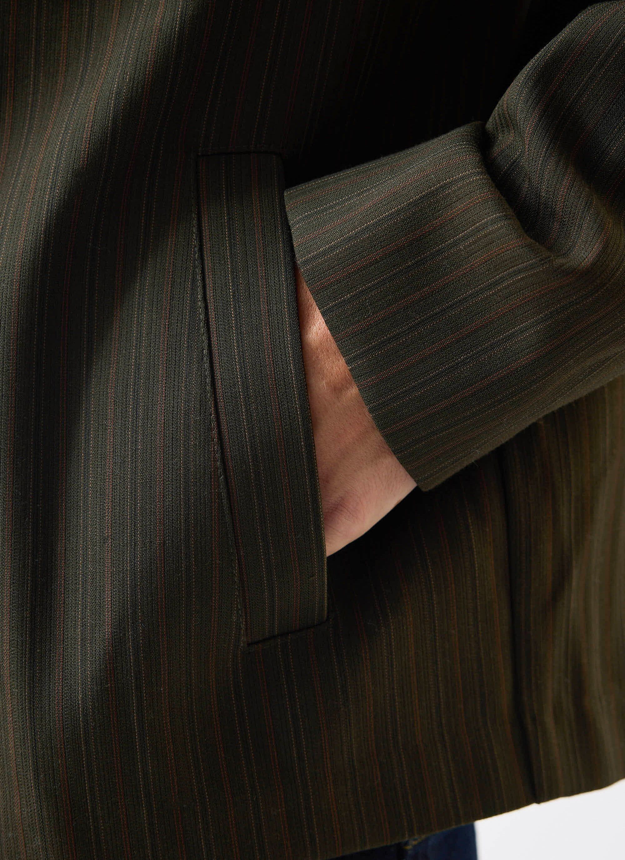Men's Chapter Zip Up Jacket | Forest Green - Image 8