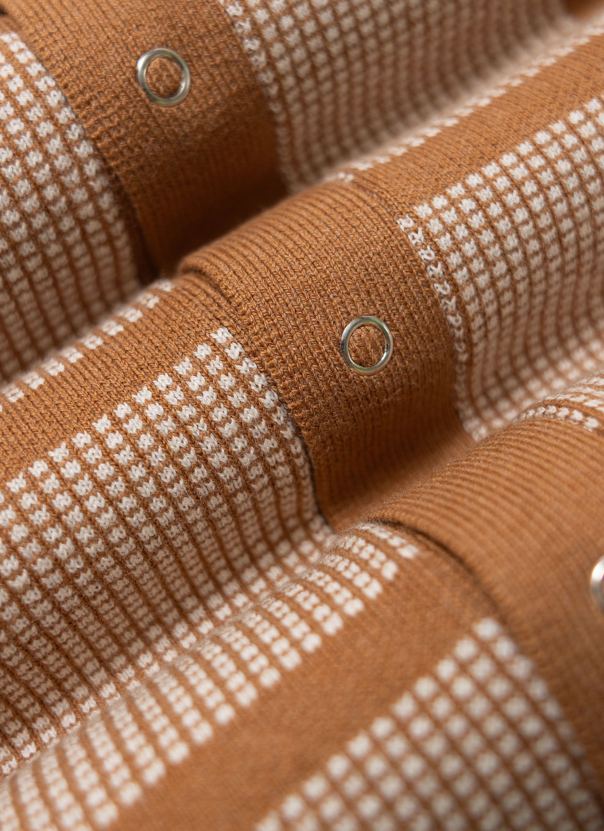 Costa Knitted Shirt | Cotton | Tobacco - Image 9