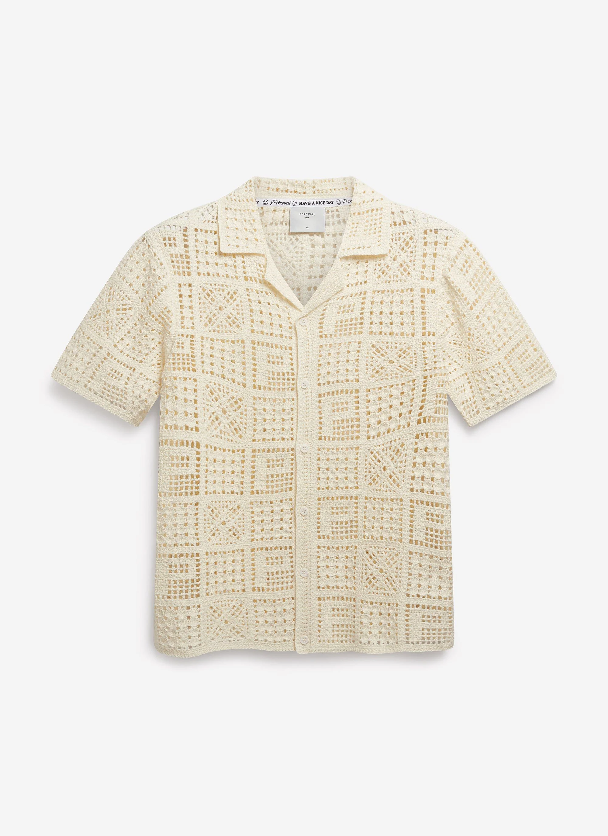 Crochet Groundsman Shirt | Cotton | Cream