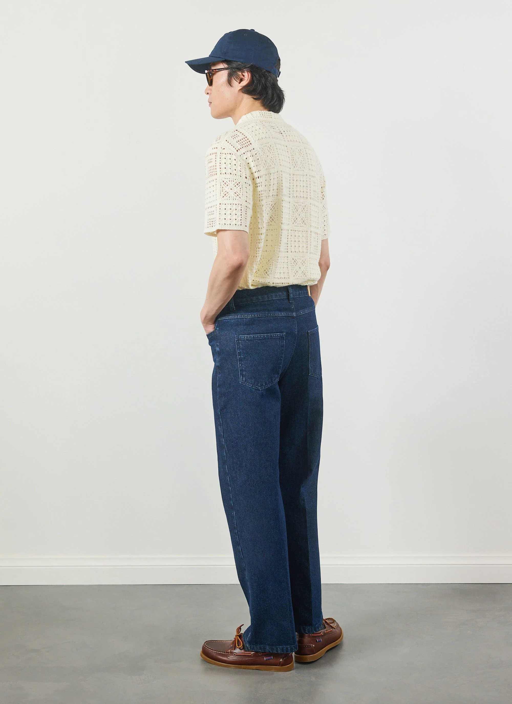Crochet Groundsman Shirt | Cotton | Cream - Image 6