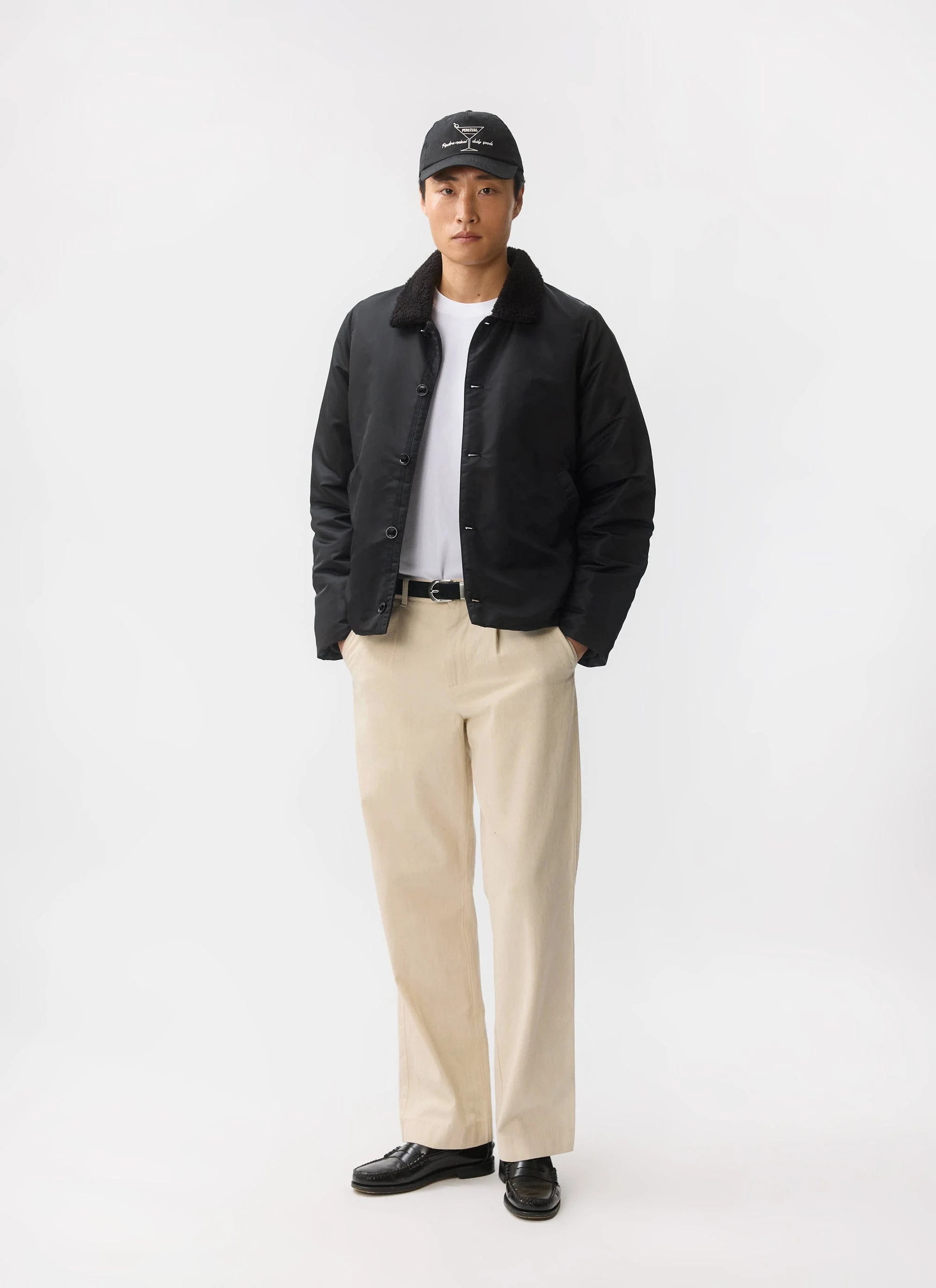 Doppio Bomber Jacket | Nylon | Black - Image 2