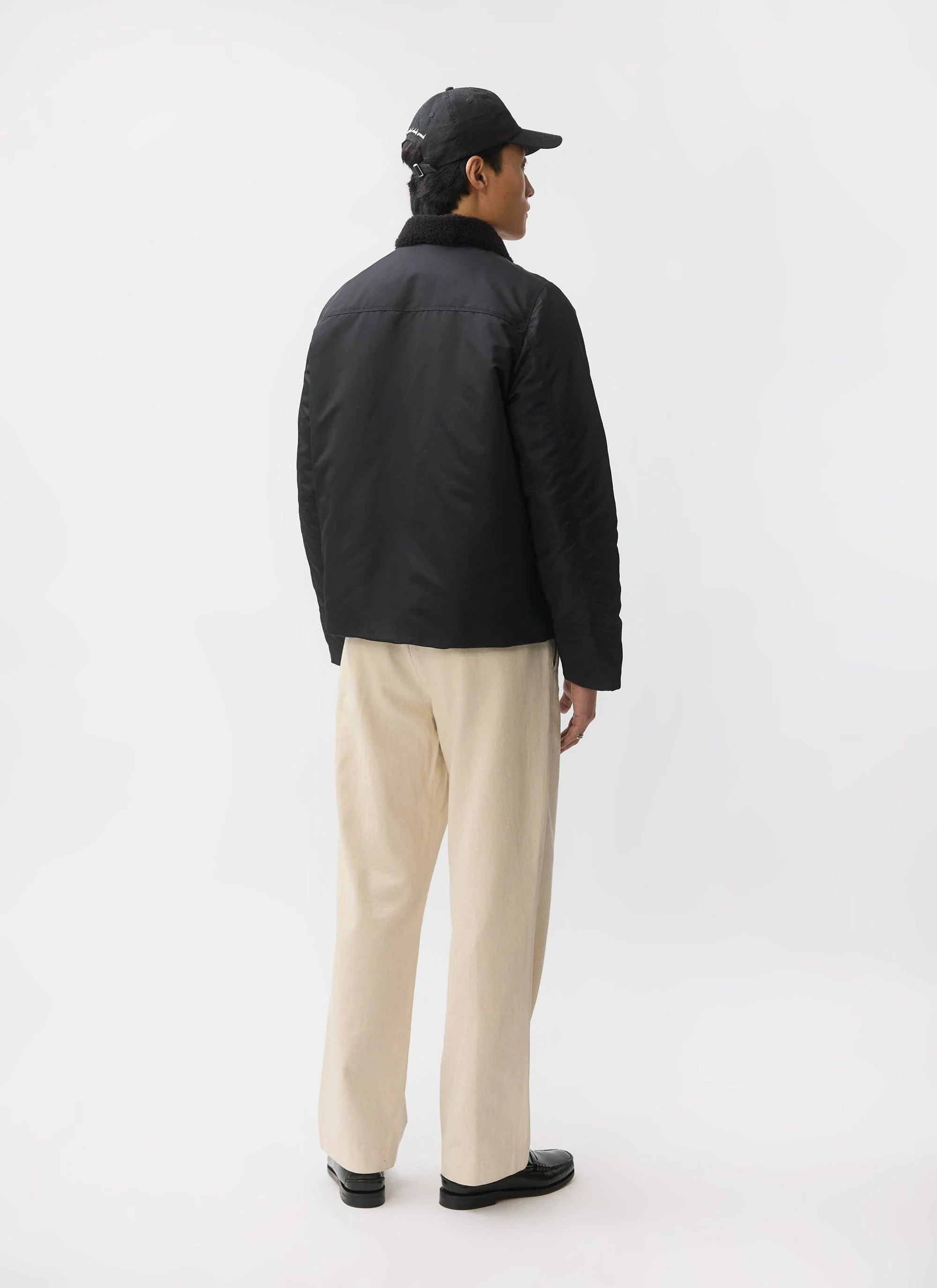 Doppio Bomber Jacket | Nylon | Black - Image 5