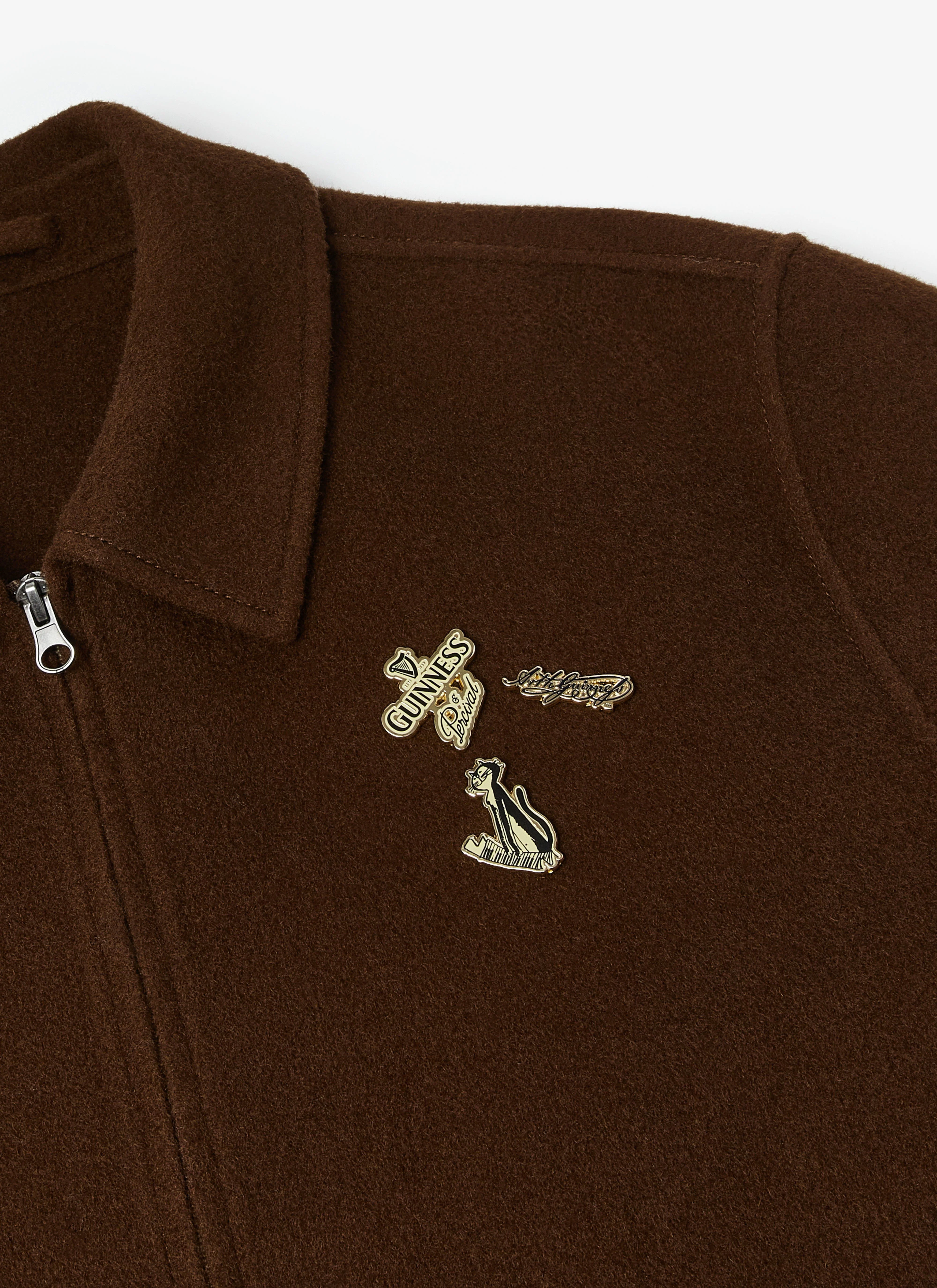 Wool Jacket | Guinness x Percival | Espresso - Image 10