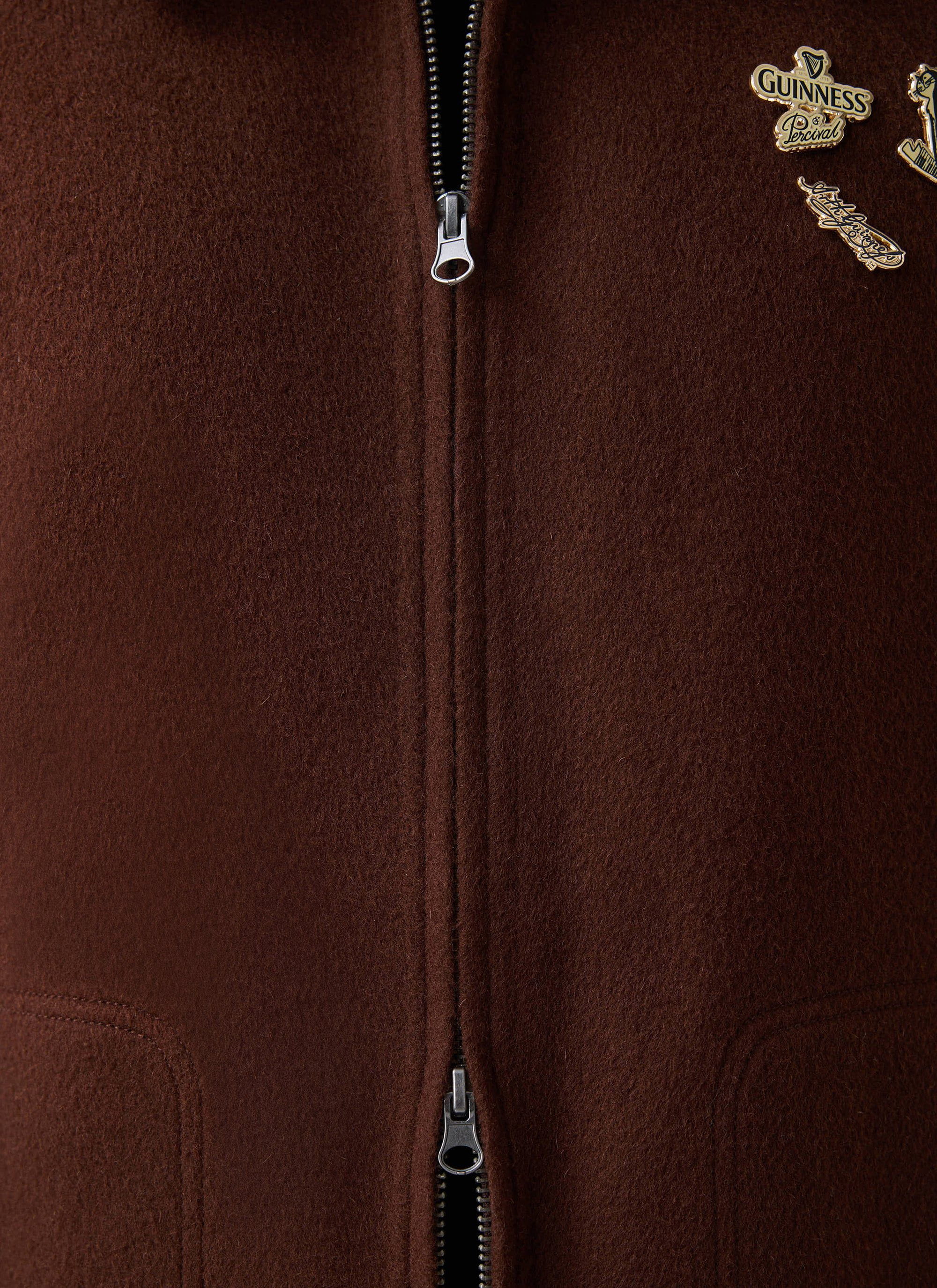 Wool Jacket | Guinness x Percival | Espresso - Image 4