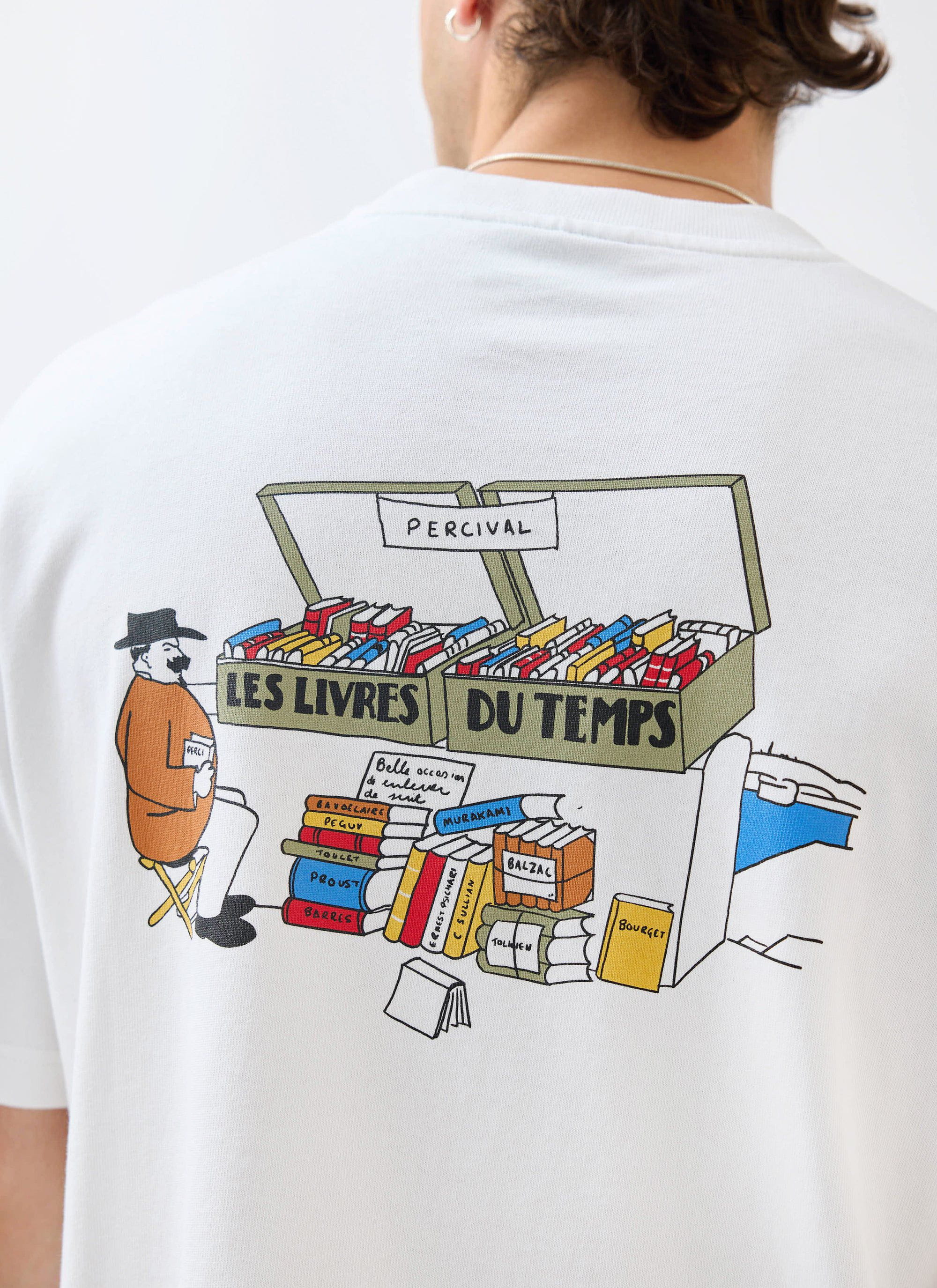 Du Temps Oversized T Shirt | Cotton | White - Image 6