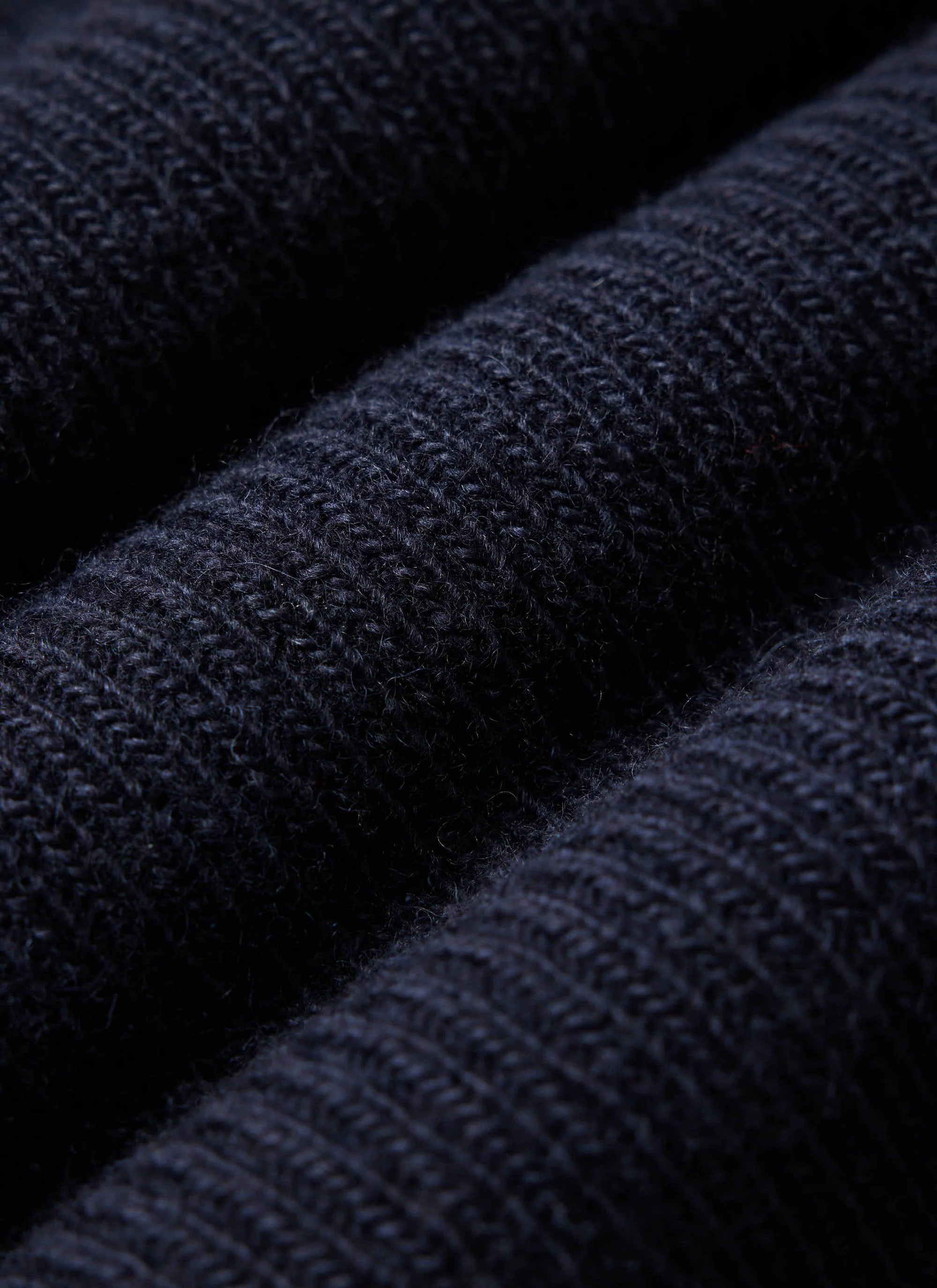 Fisherman Raglan Jumper | Wool | Navy - Image 7