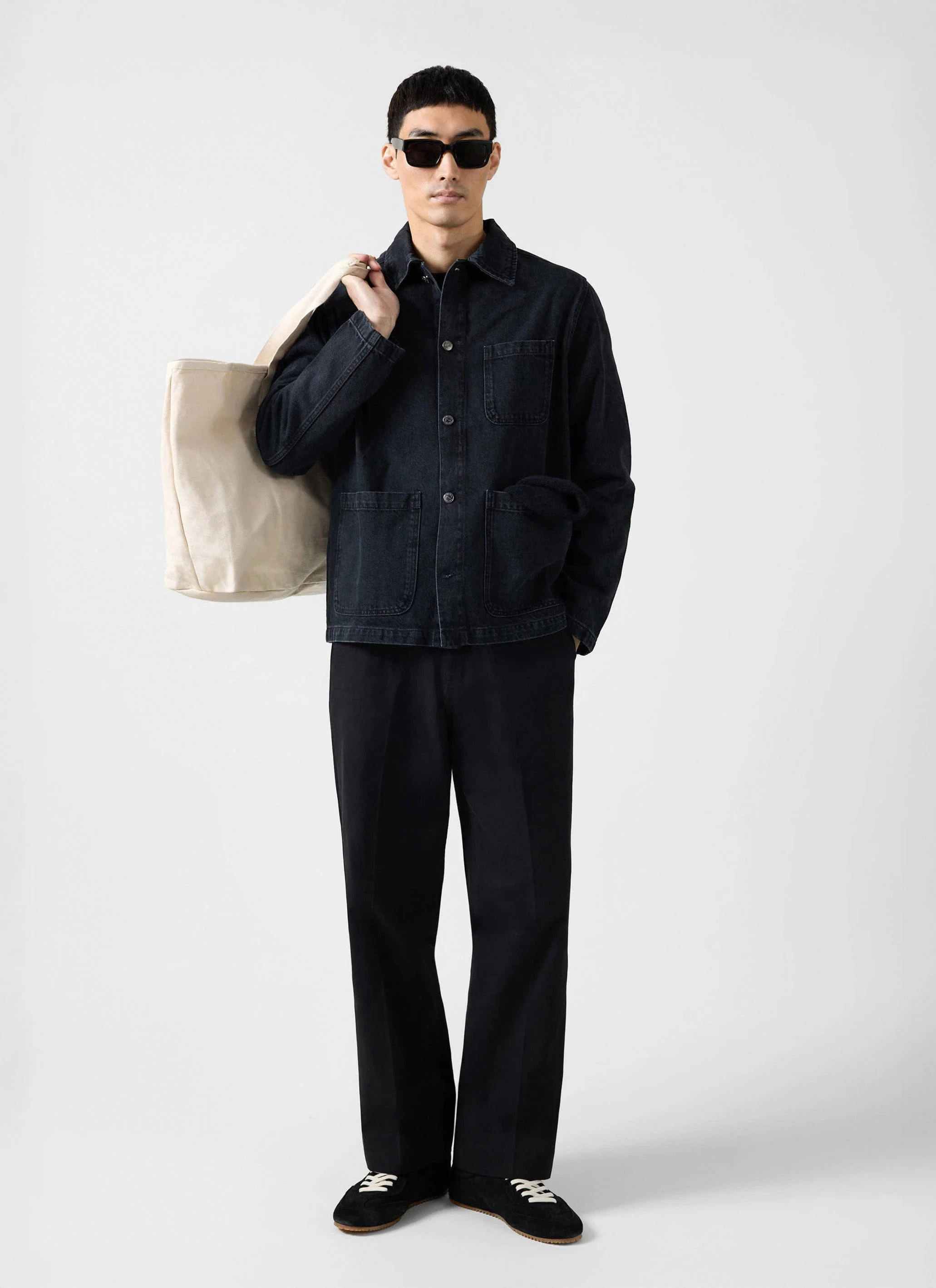 Gove Chore Jacket | Denim | Black - Image 2