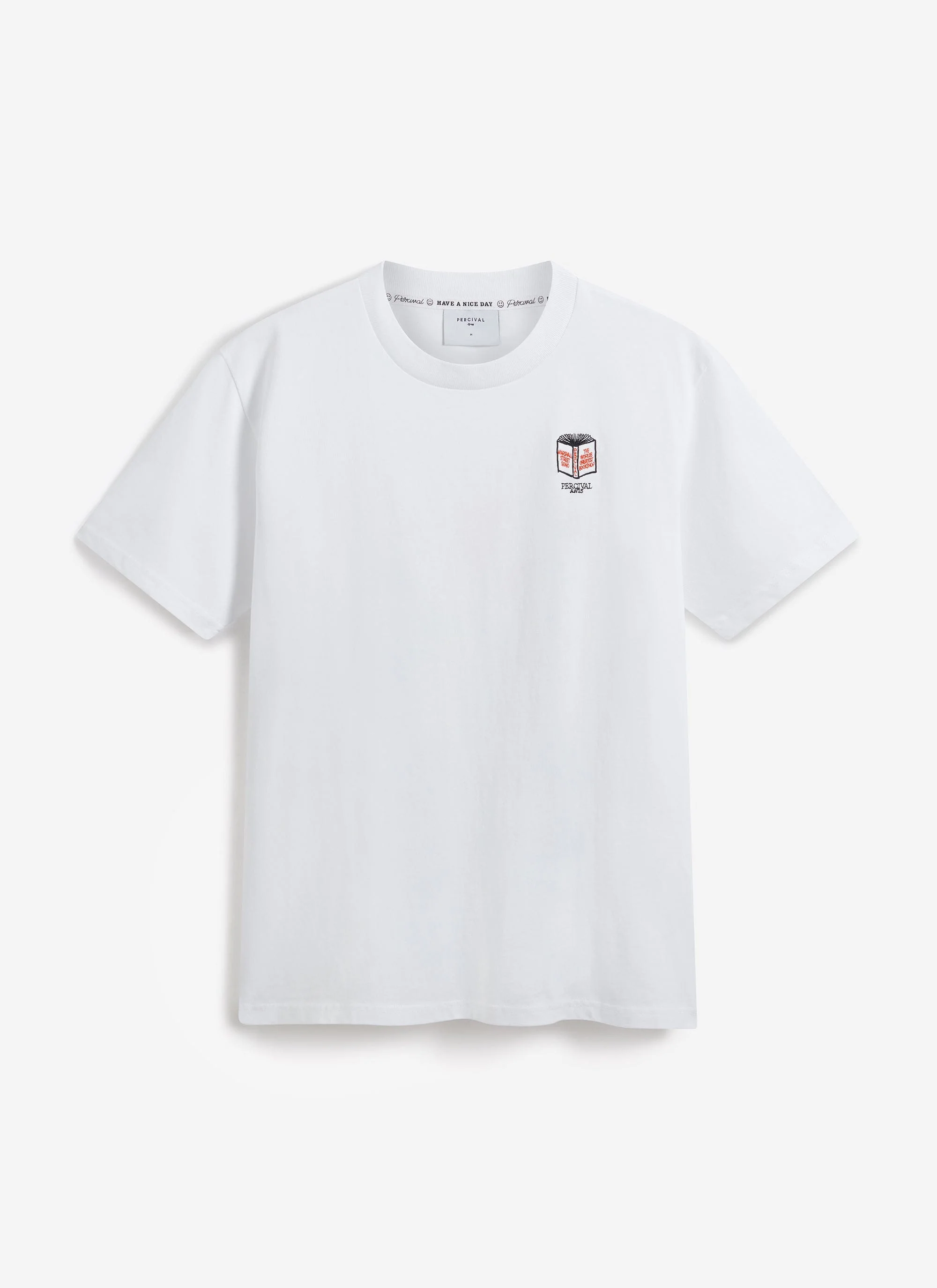Greatest Bookshop T Shirt | Embroidered Organic Cotton | White - Image 3