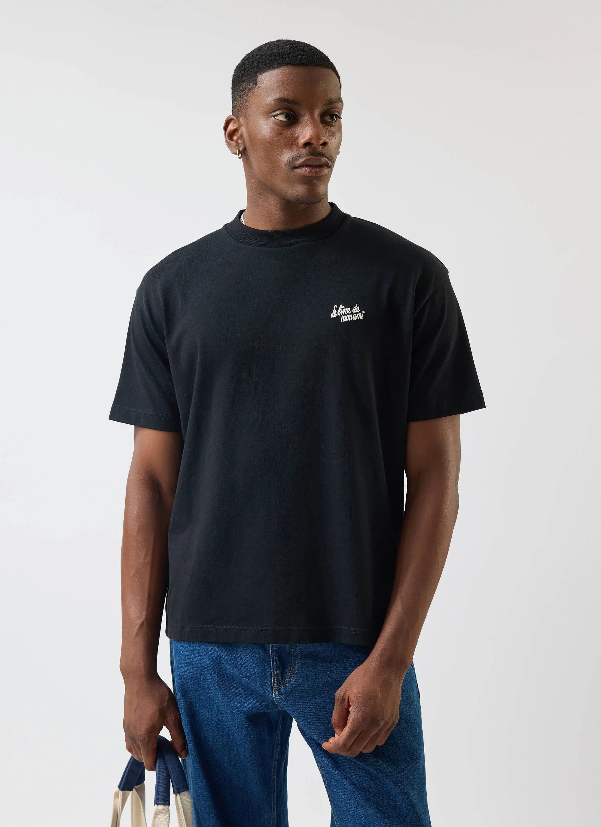 Le Livre De Mon Ami Oversized T Shirt | Cotton | Black - Image 3