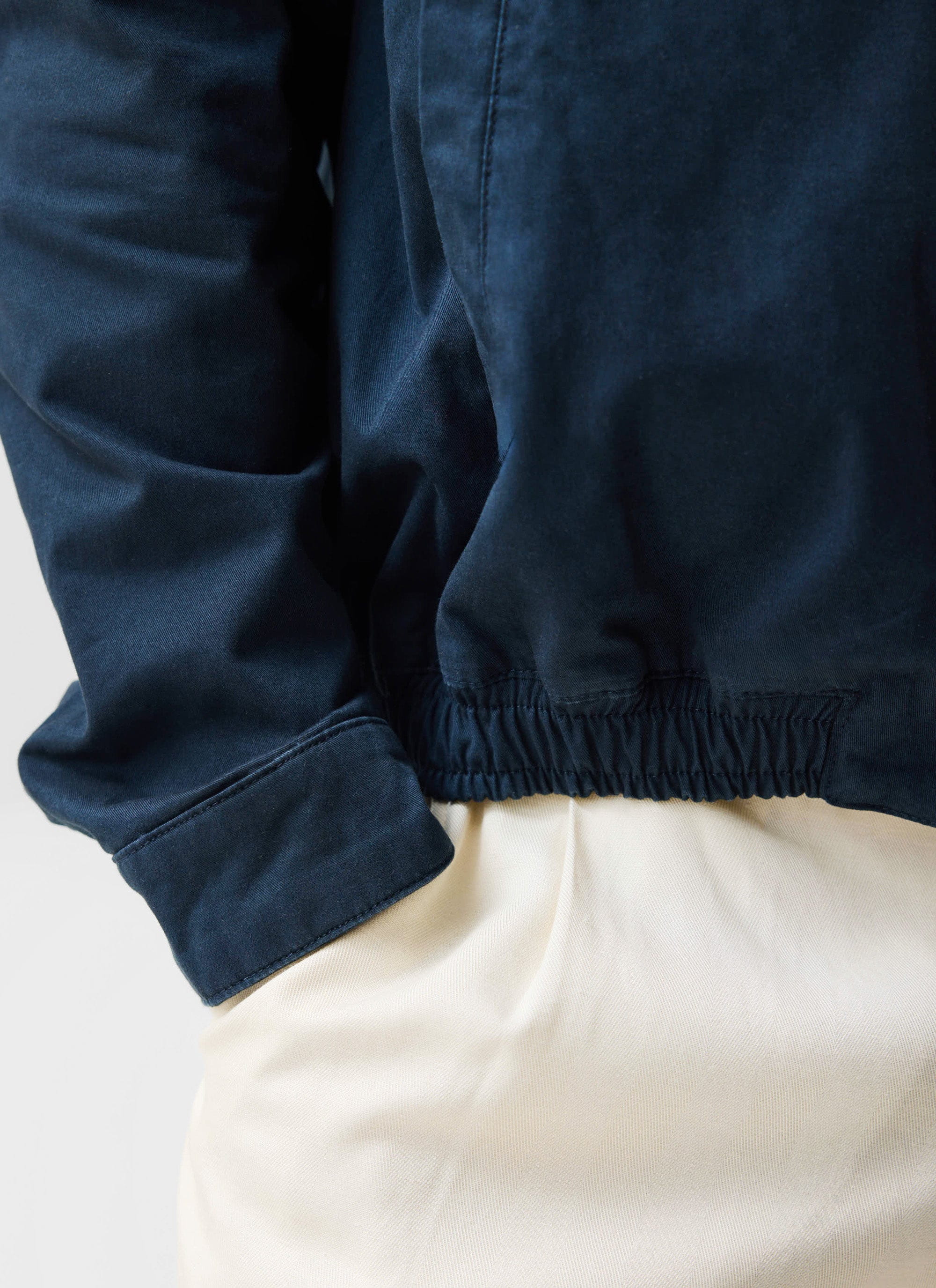 Leo Harrington Jacket | Cotton | Navy - Image 5