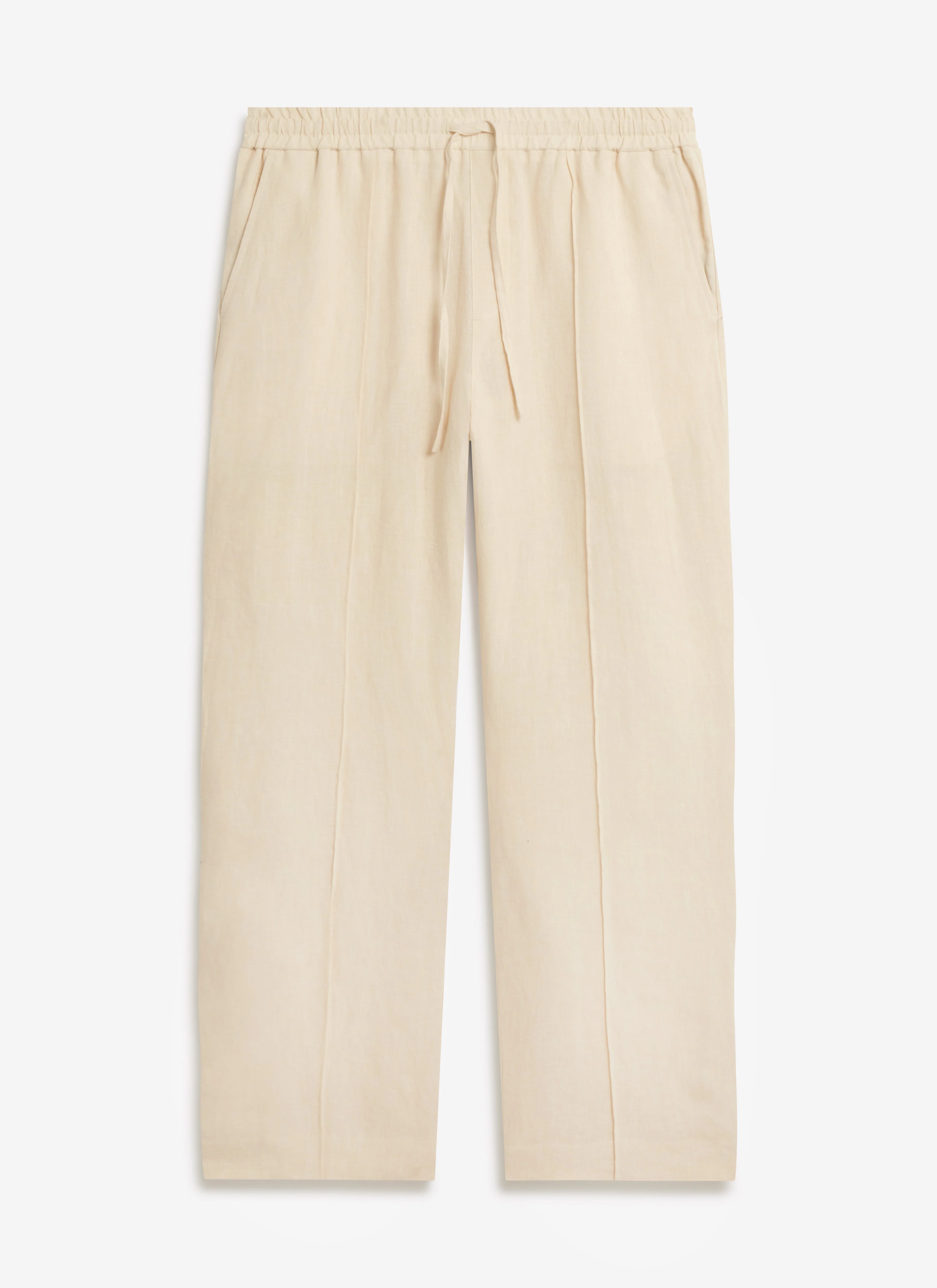 Lorena Wide Leg Trousers | Linen | Cream - Image 4