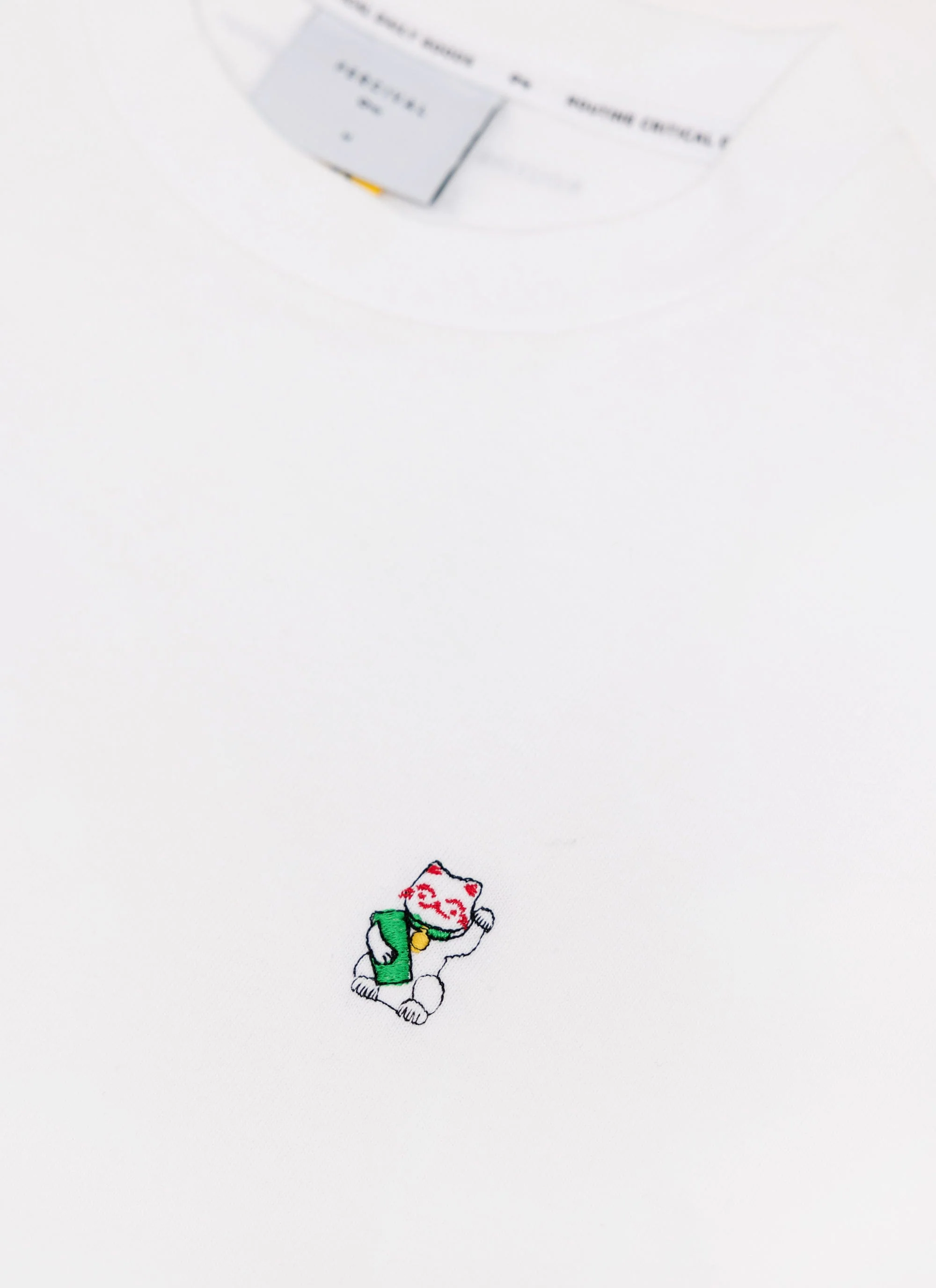 Loyalty T Shirt | Lucky Cat | White - Image 2