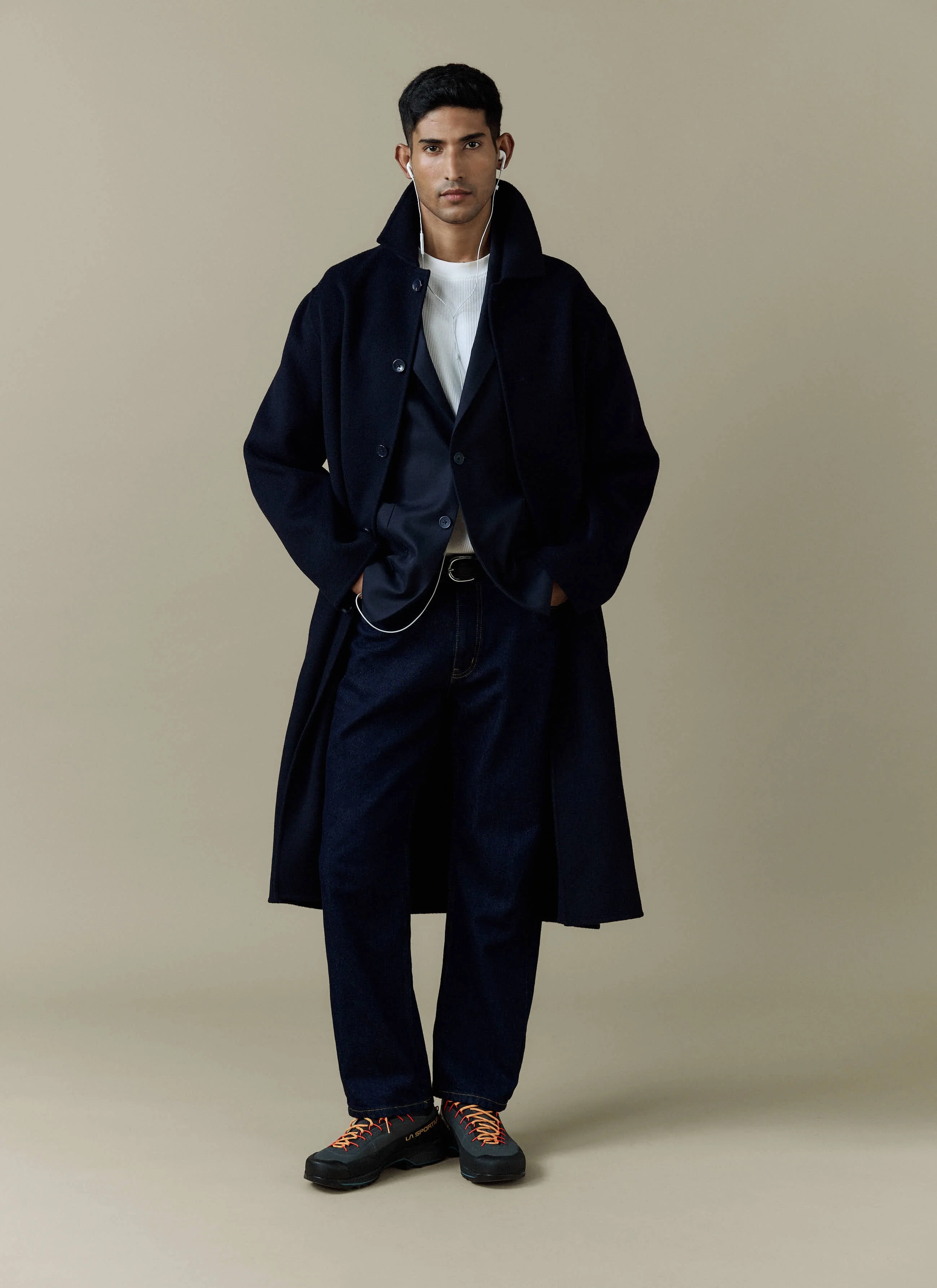 Lyocell Regular Blazer | Navy - Image 4