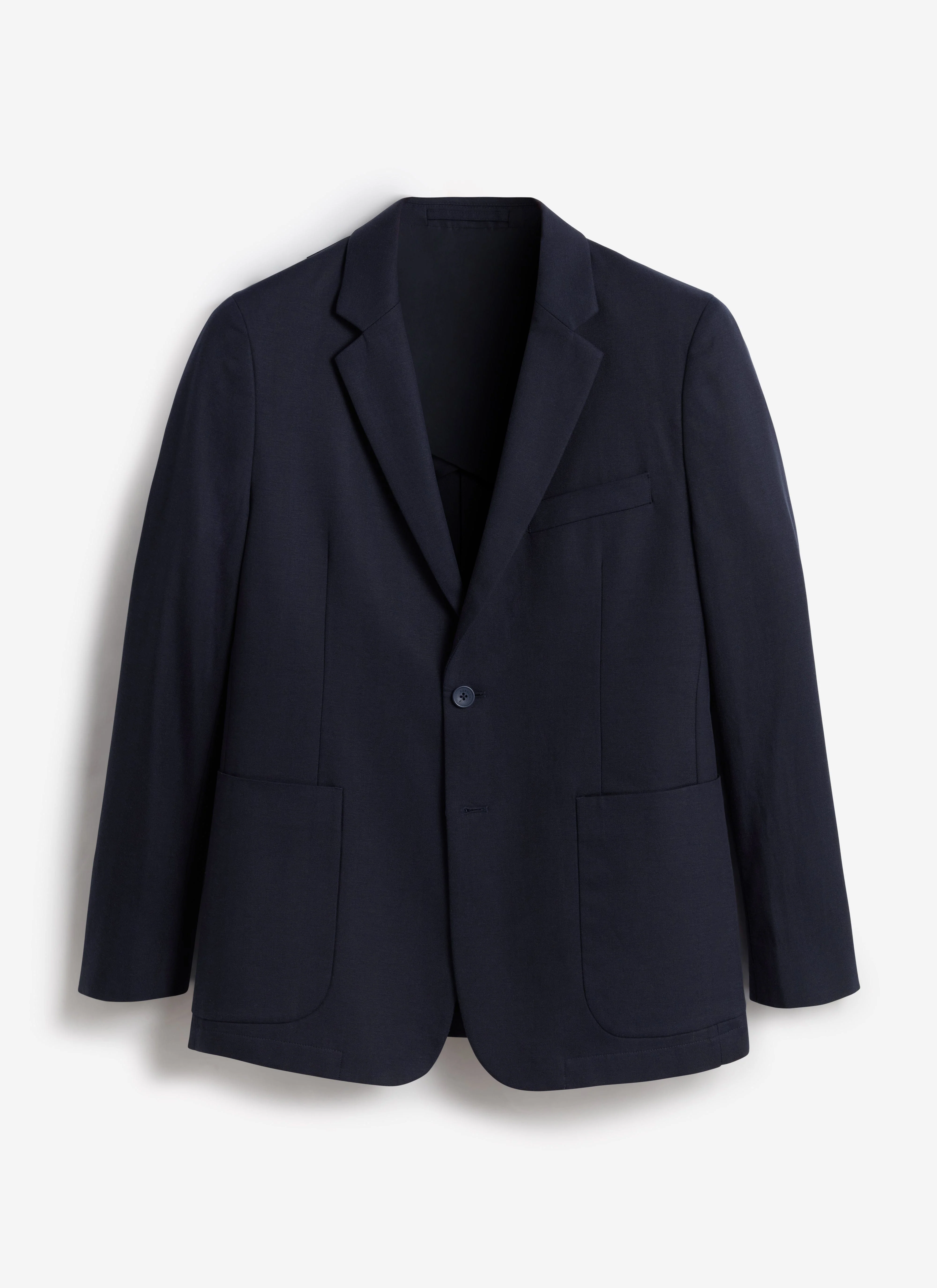 Lyocell Regular Blazer | Navy - Image 9