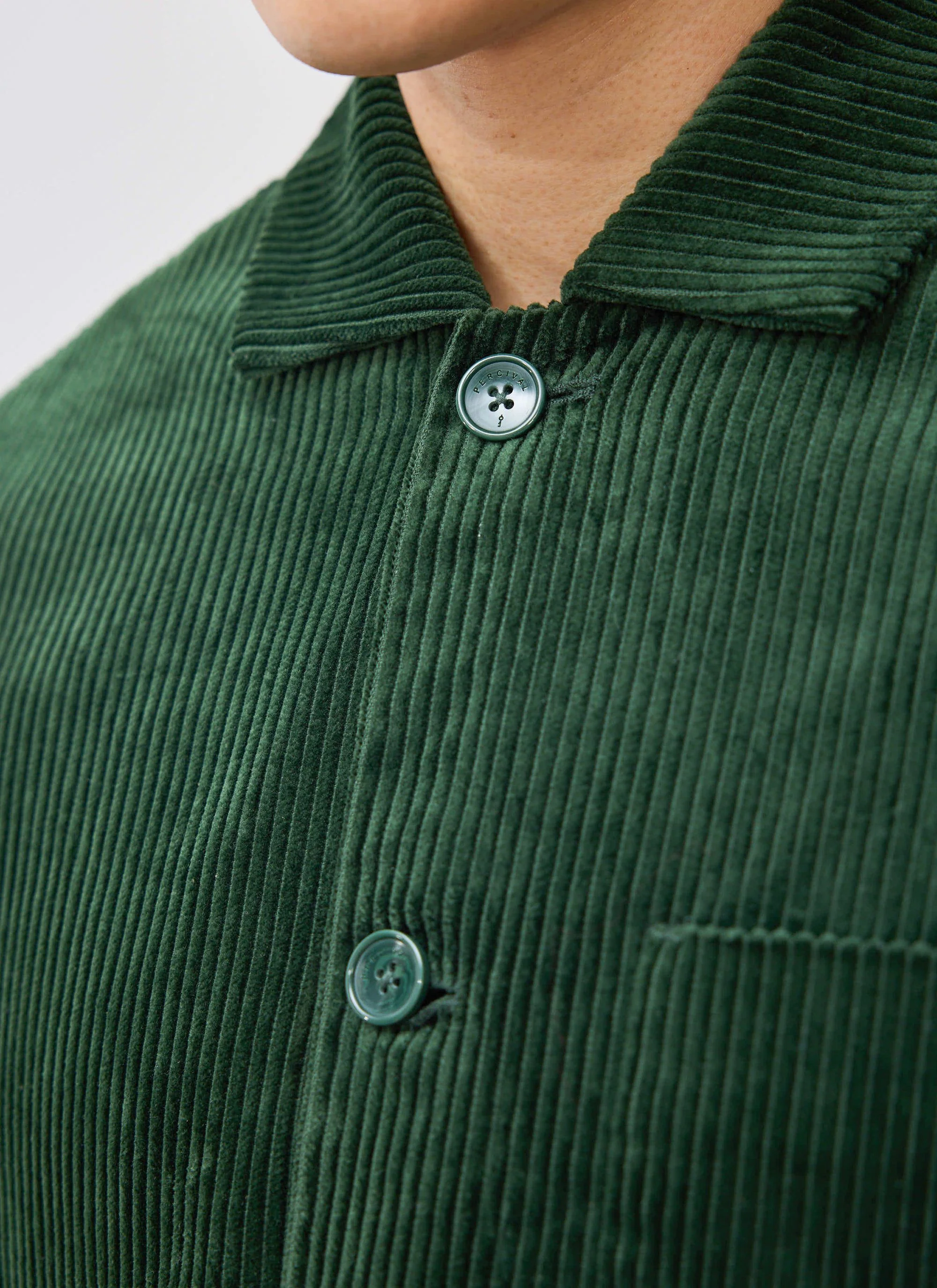 Cord Overshirt | Forest - Image 4