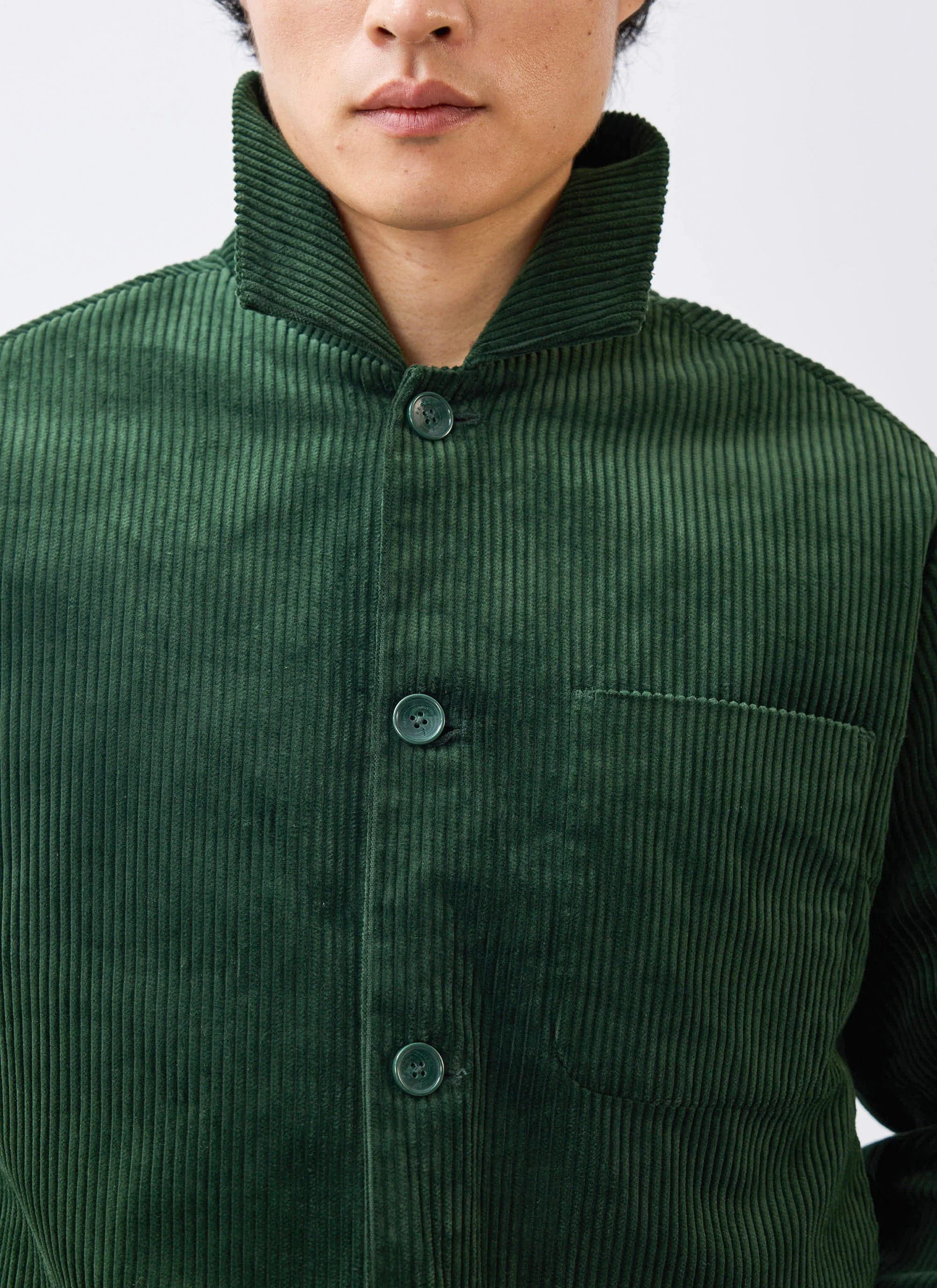 Cord Overshirt | Forest - Image 7