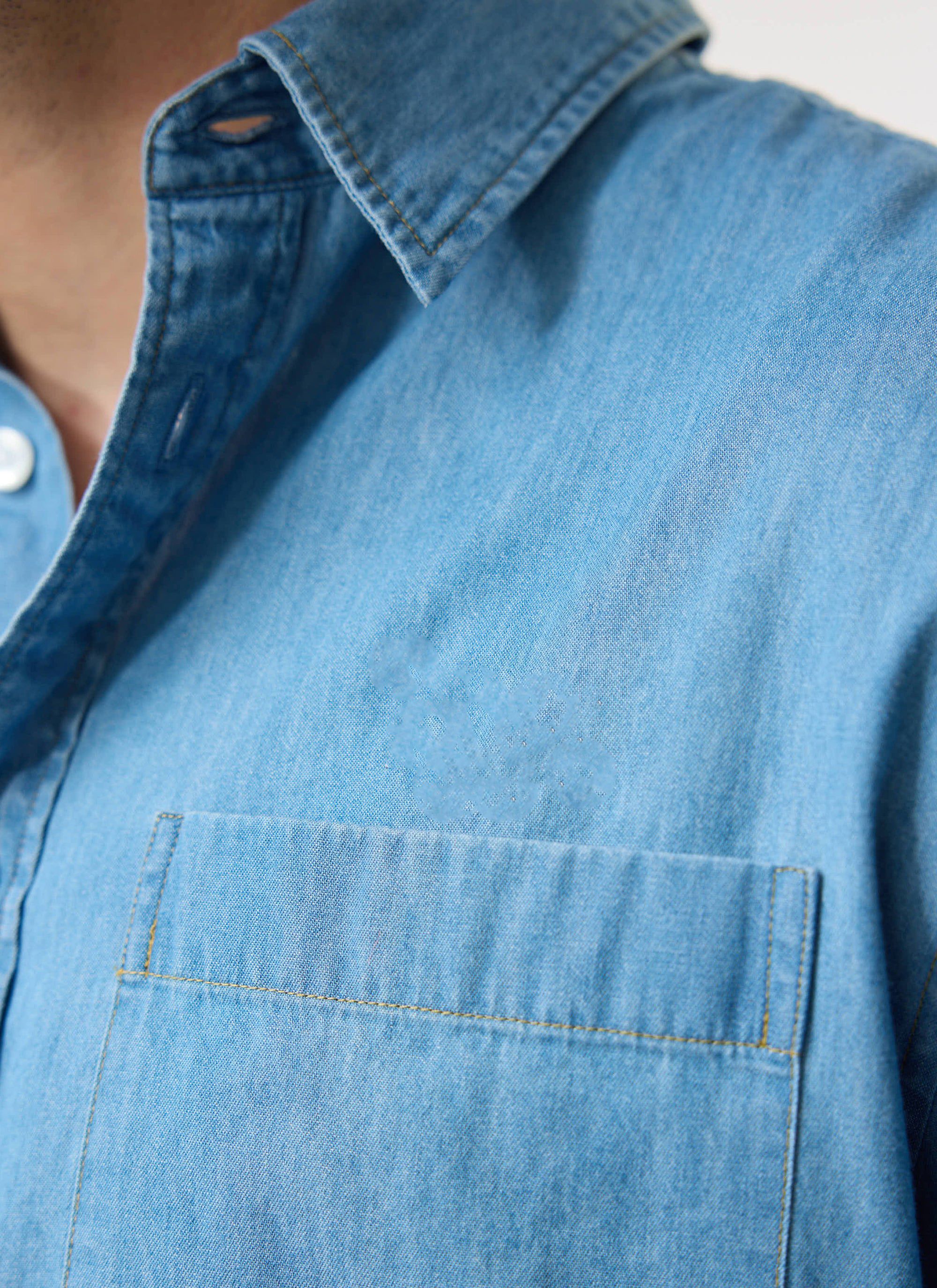Marco Pearce Shirt | Denim | Blue - Image 3
