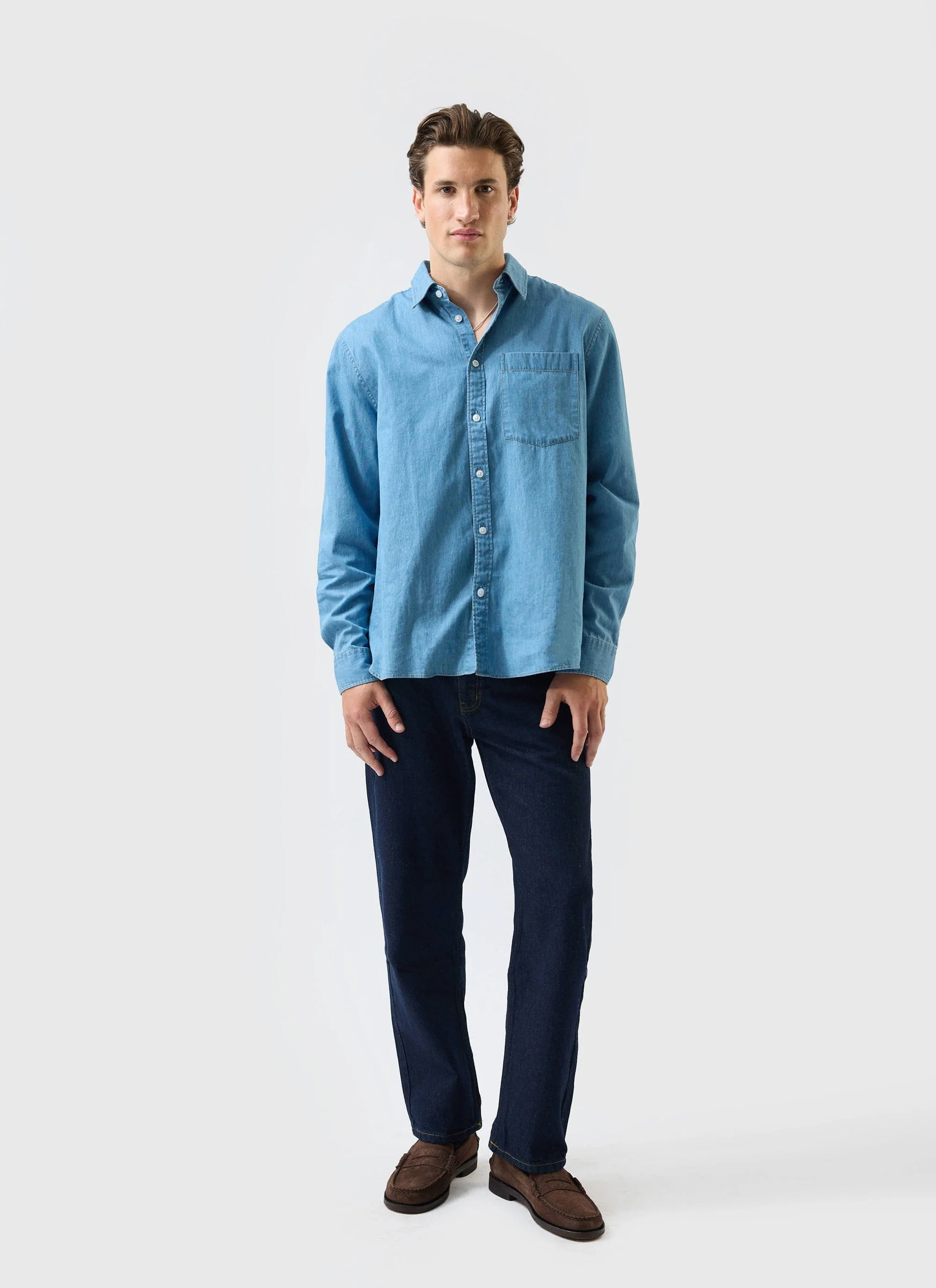 Marco Pearce Shirt | Denim | Blue - Image 7