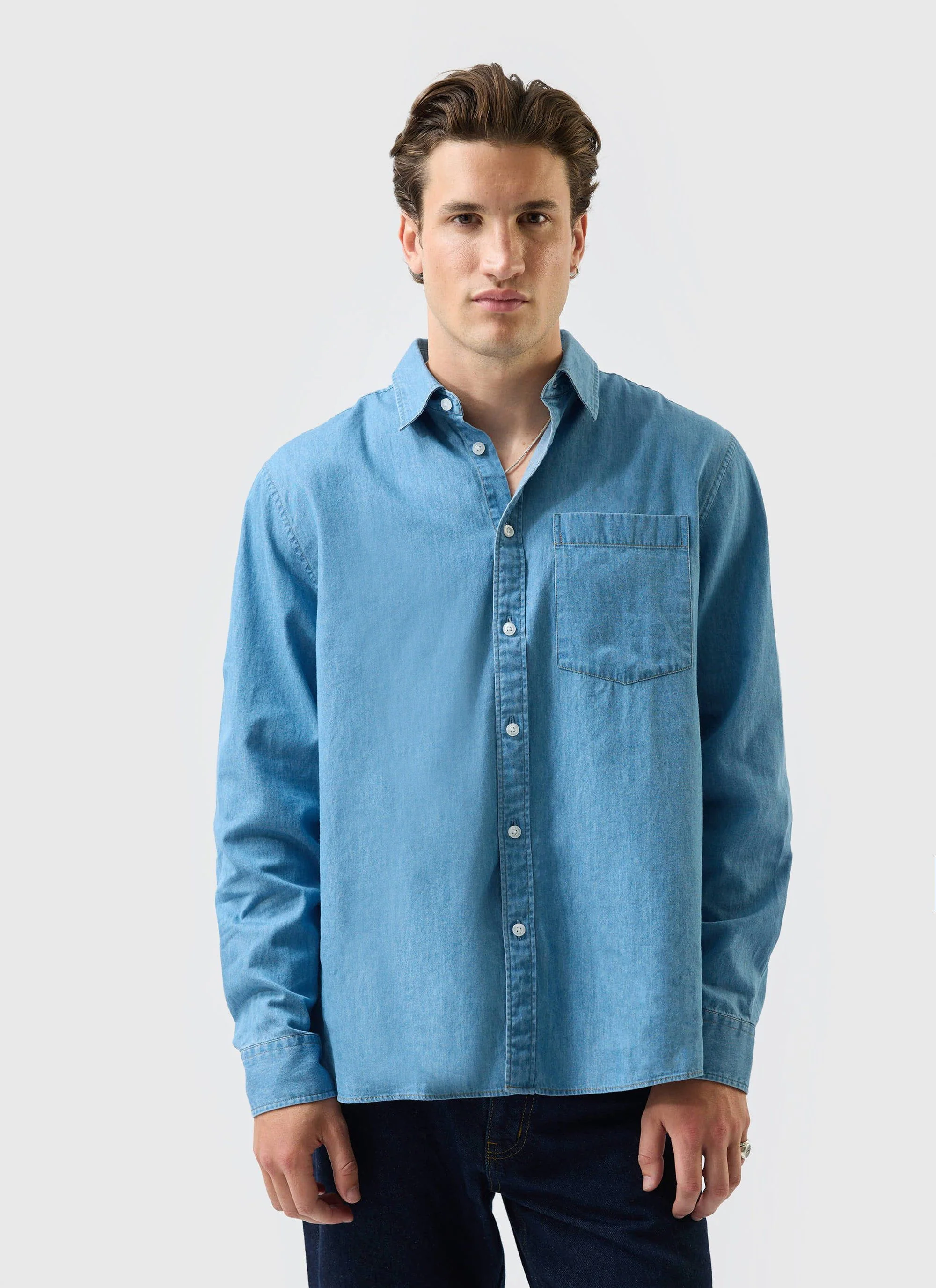 Marco Pearce Shirt | Denim | Blue - Image 8