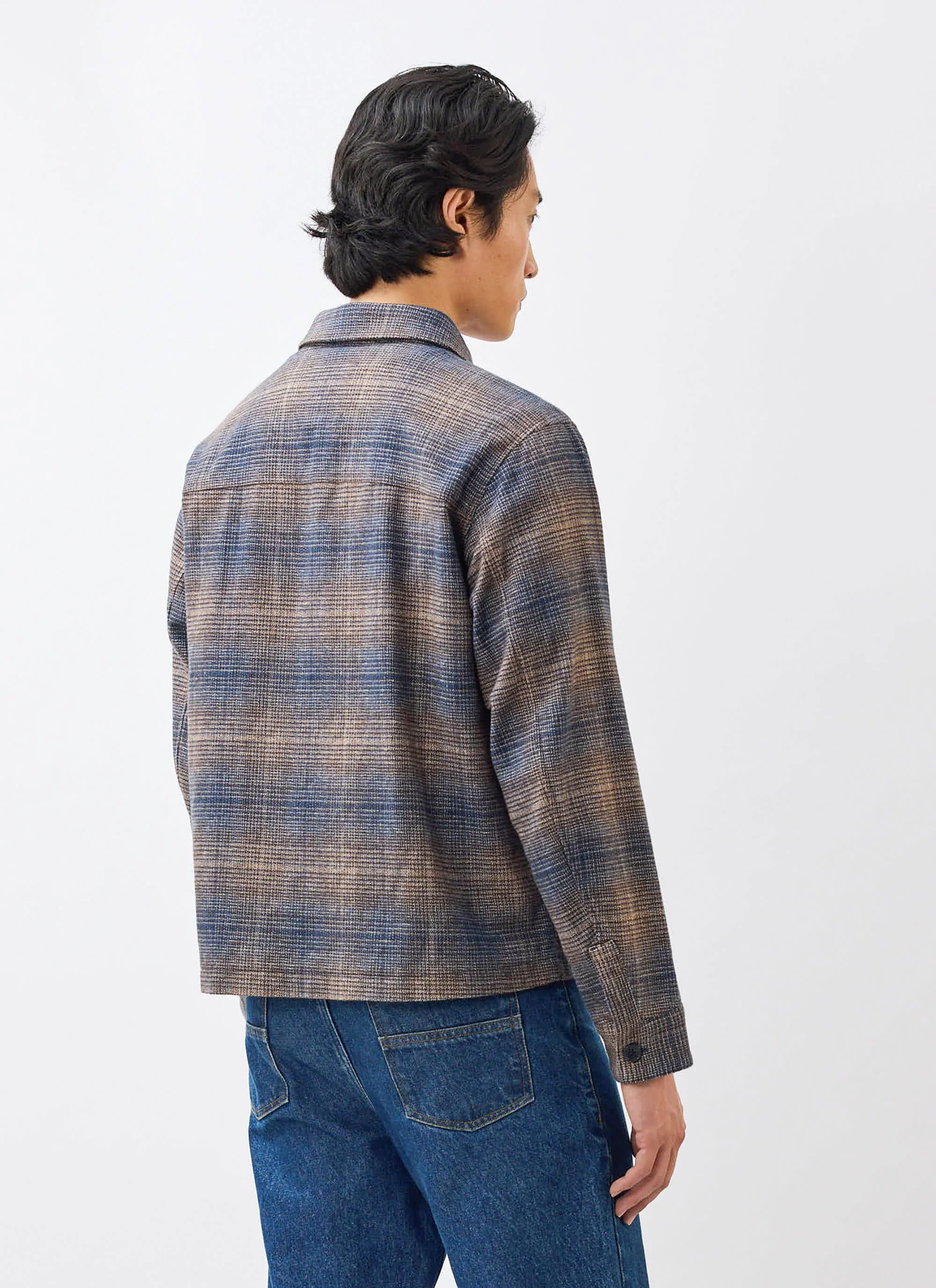 Luton Check Overshirt | Brown - Image 8