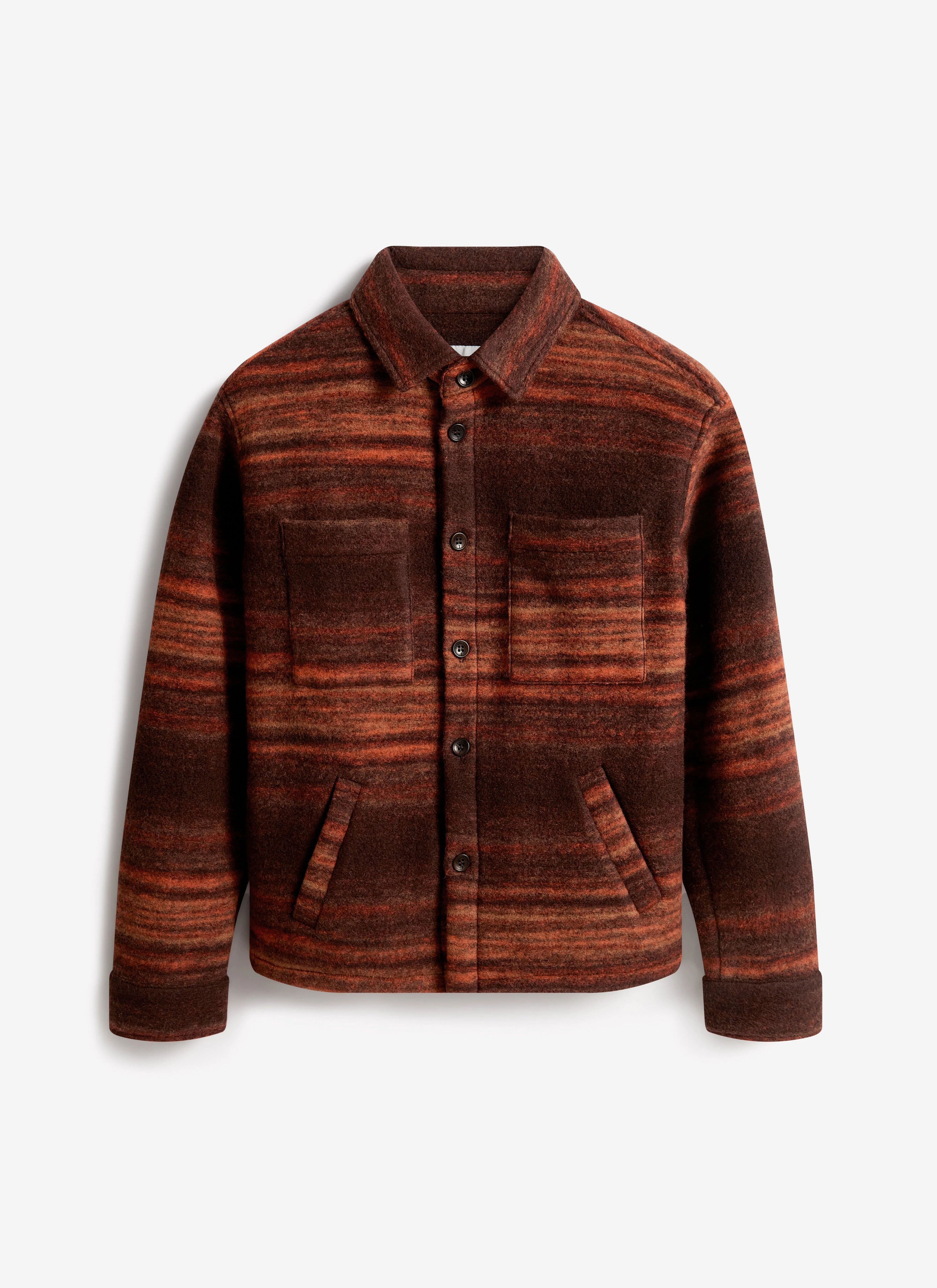 Mississippi Jacquard Overshirt | Boiled Wool | Multi