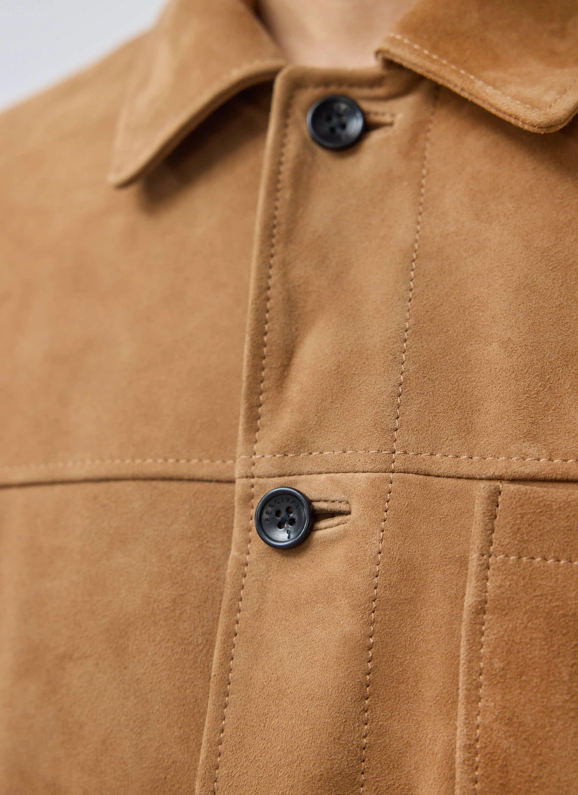 Afterward Suede Chore Jacket | Tan - Image 6