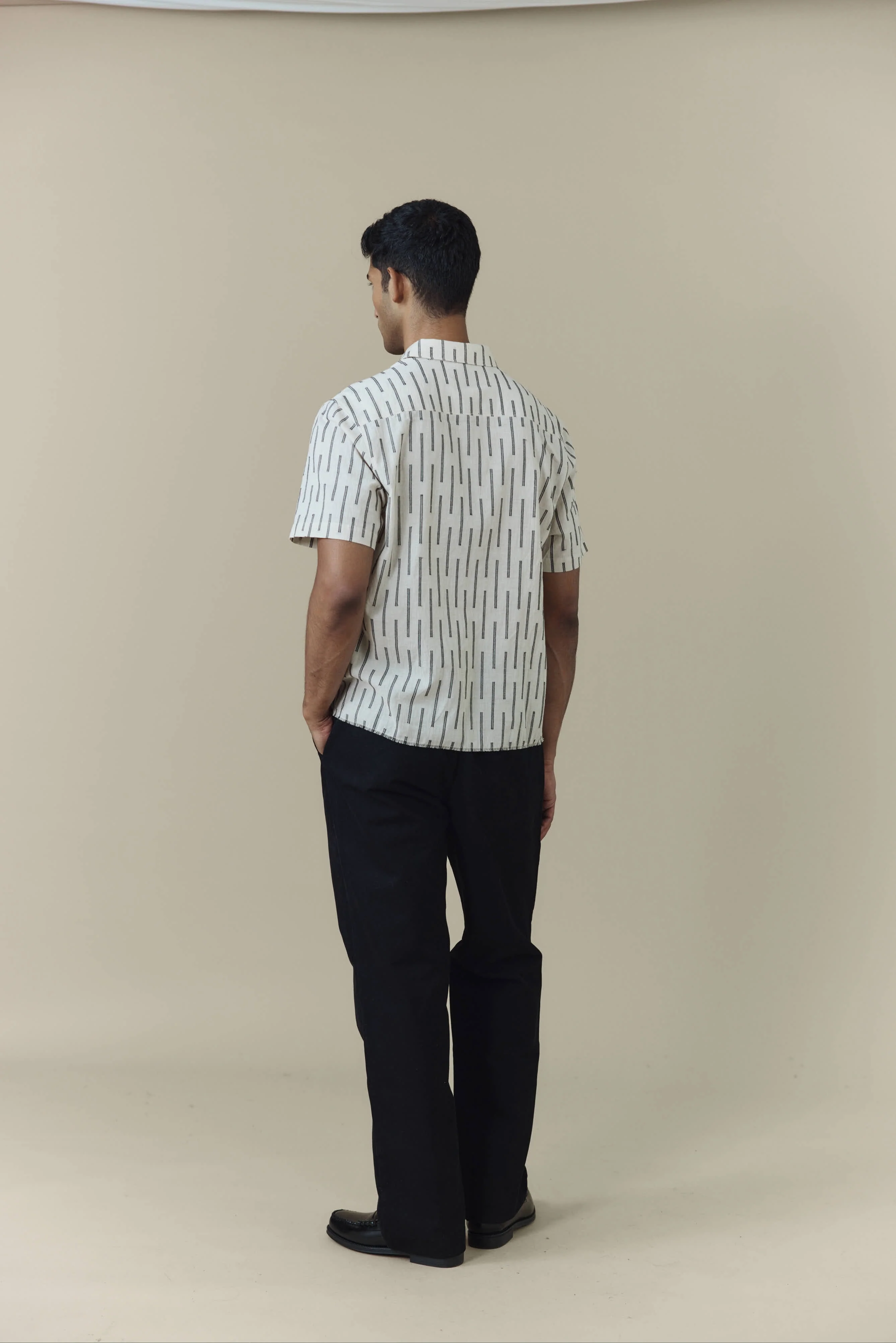 Nancy Boxy Shirt | Cotton | Cream - Image 3