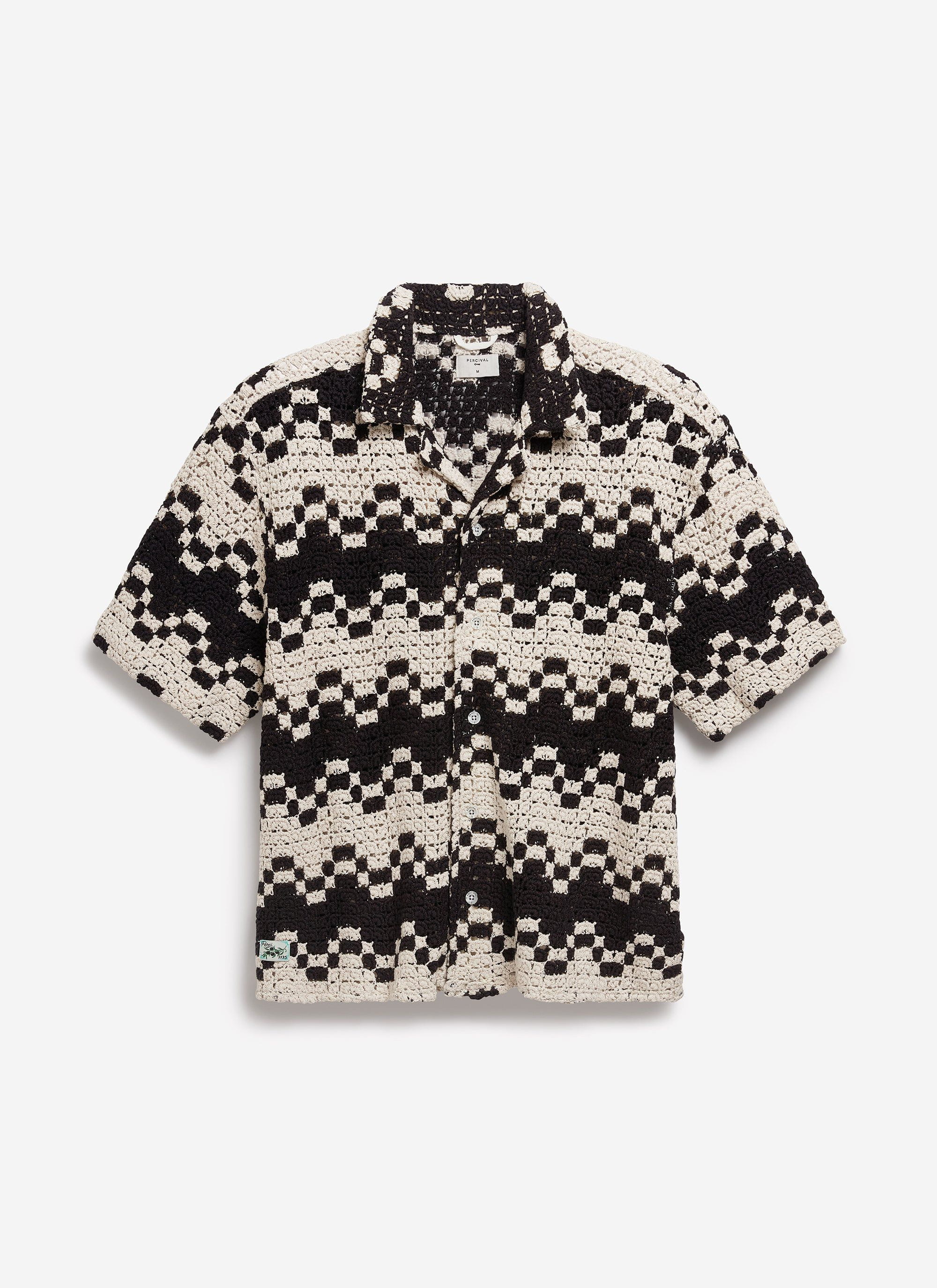 Naples Crochet Cuban Shirt | Cotton | Cream
