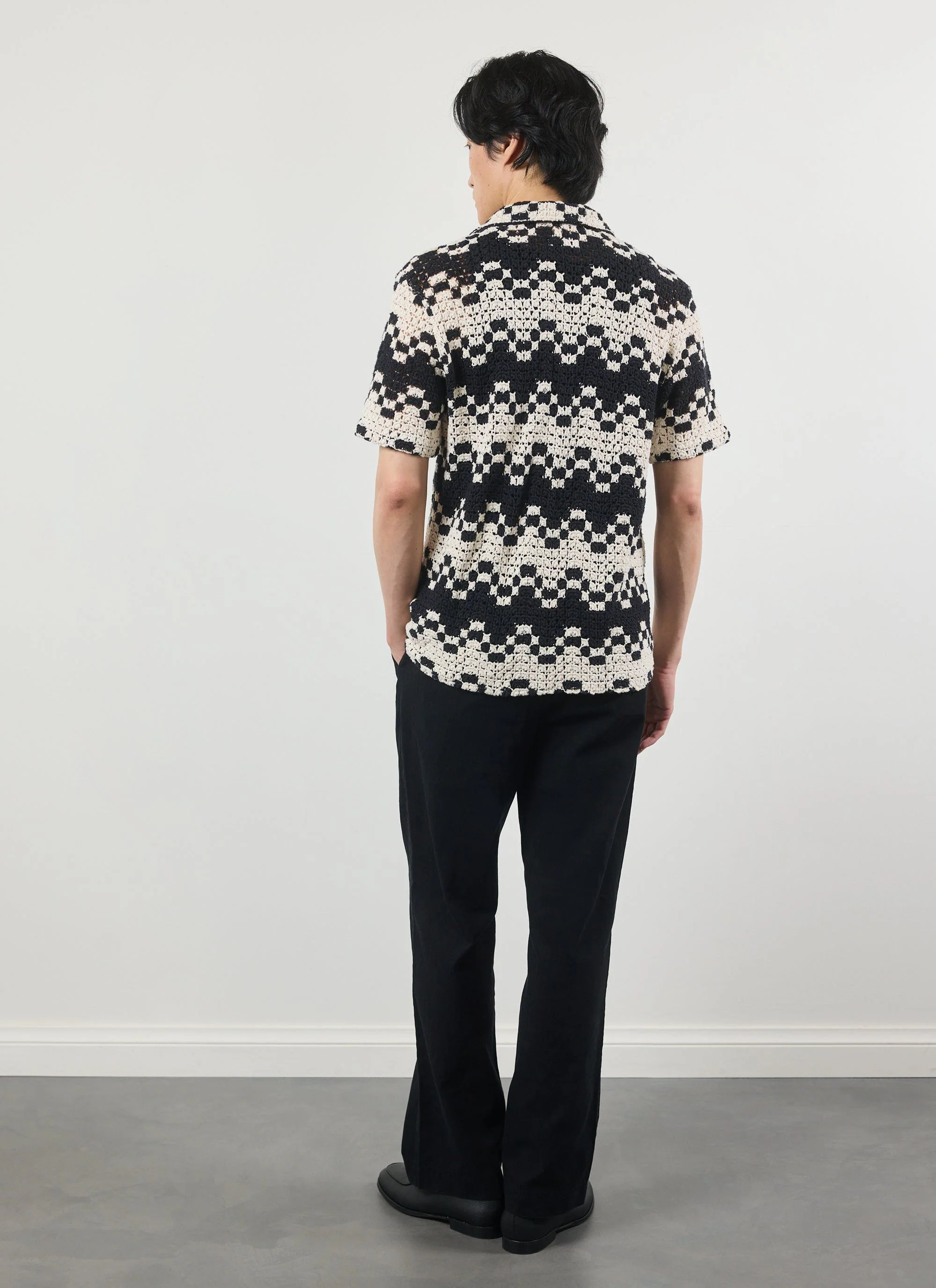 Naples Crochet Cuban Shirt | Cotton | Cream - Image 12