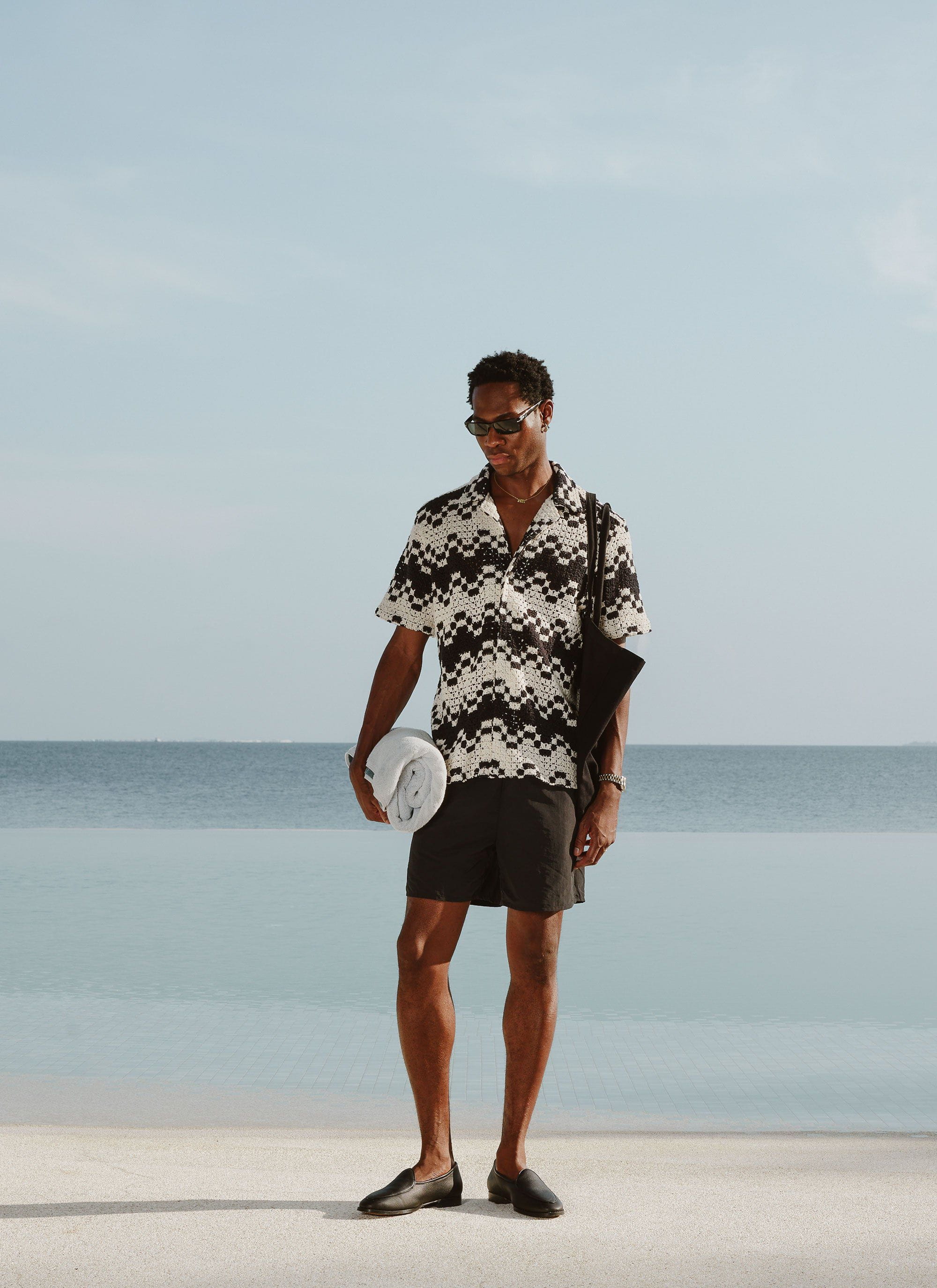 Naples Crochet Cuban Shirt | Cotton | Cream - Image 3
