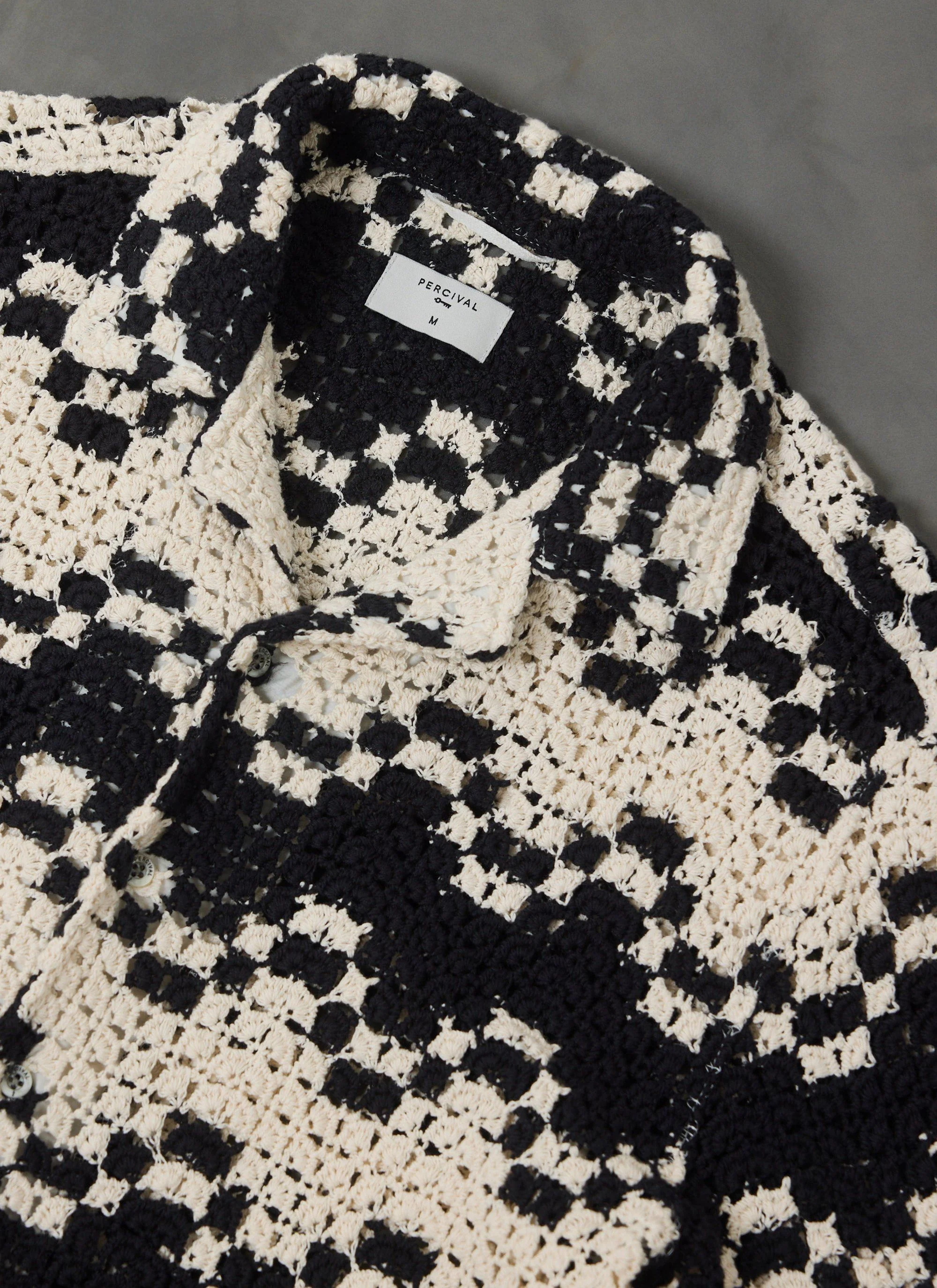 Naples Crochet Cuban Shirt | Cotton | Cream - Image 9