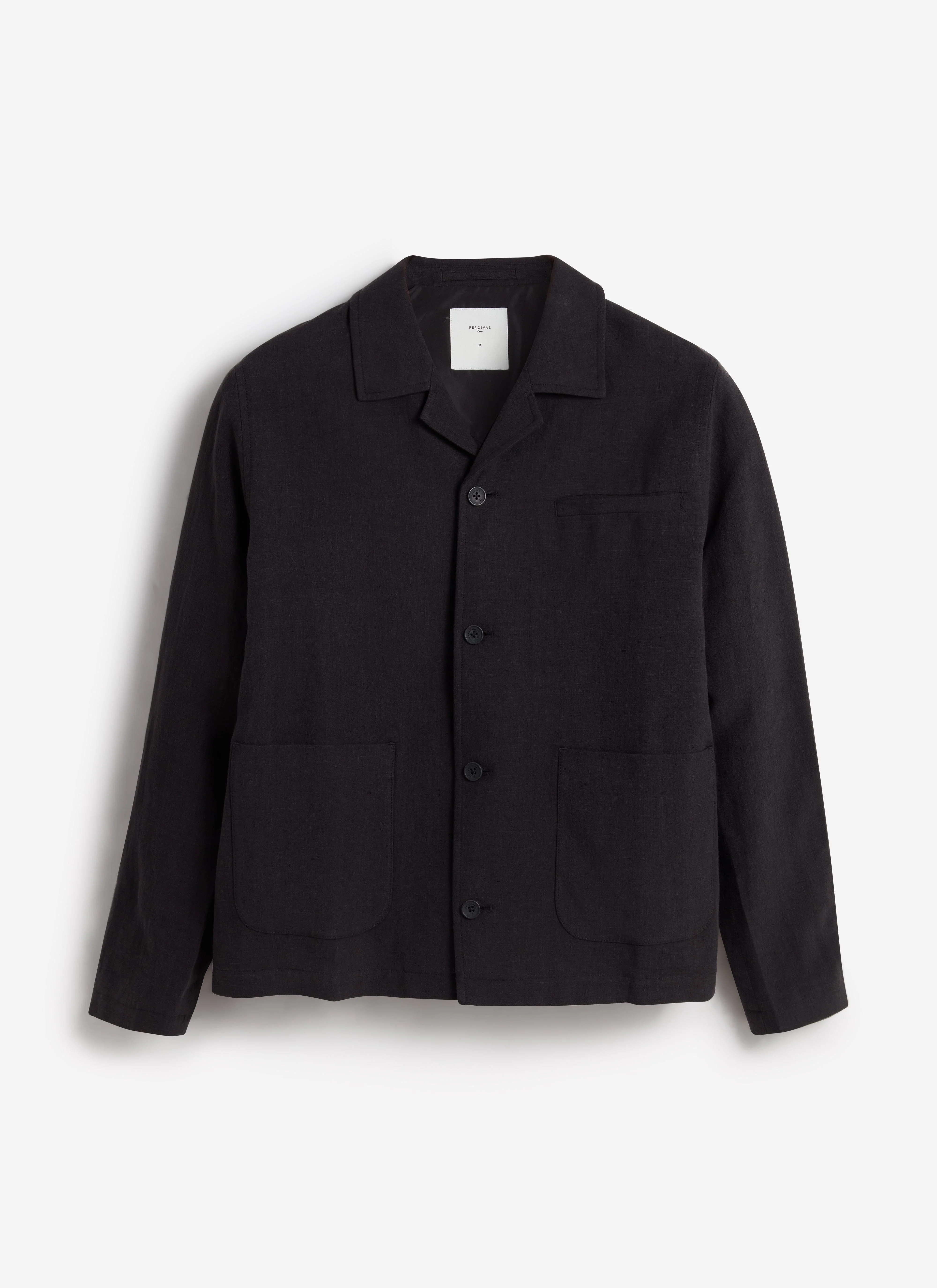 Overshirt | Linen | Black - Image 4