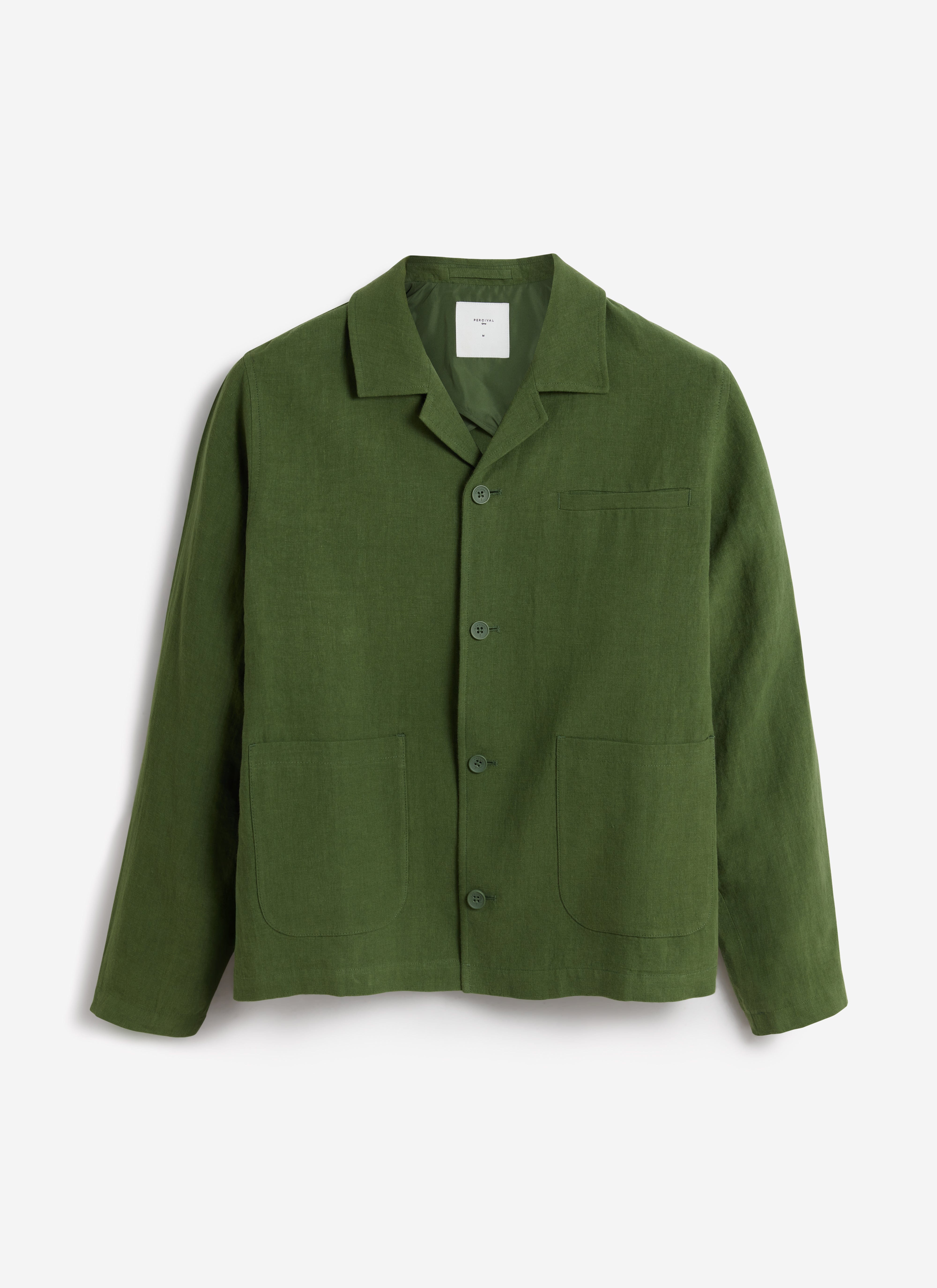 Overshirt | Linen | Forest - Image 6