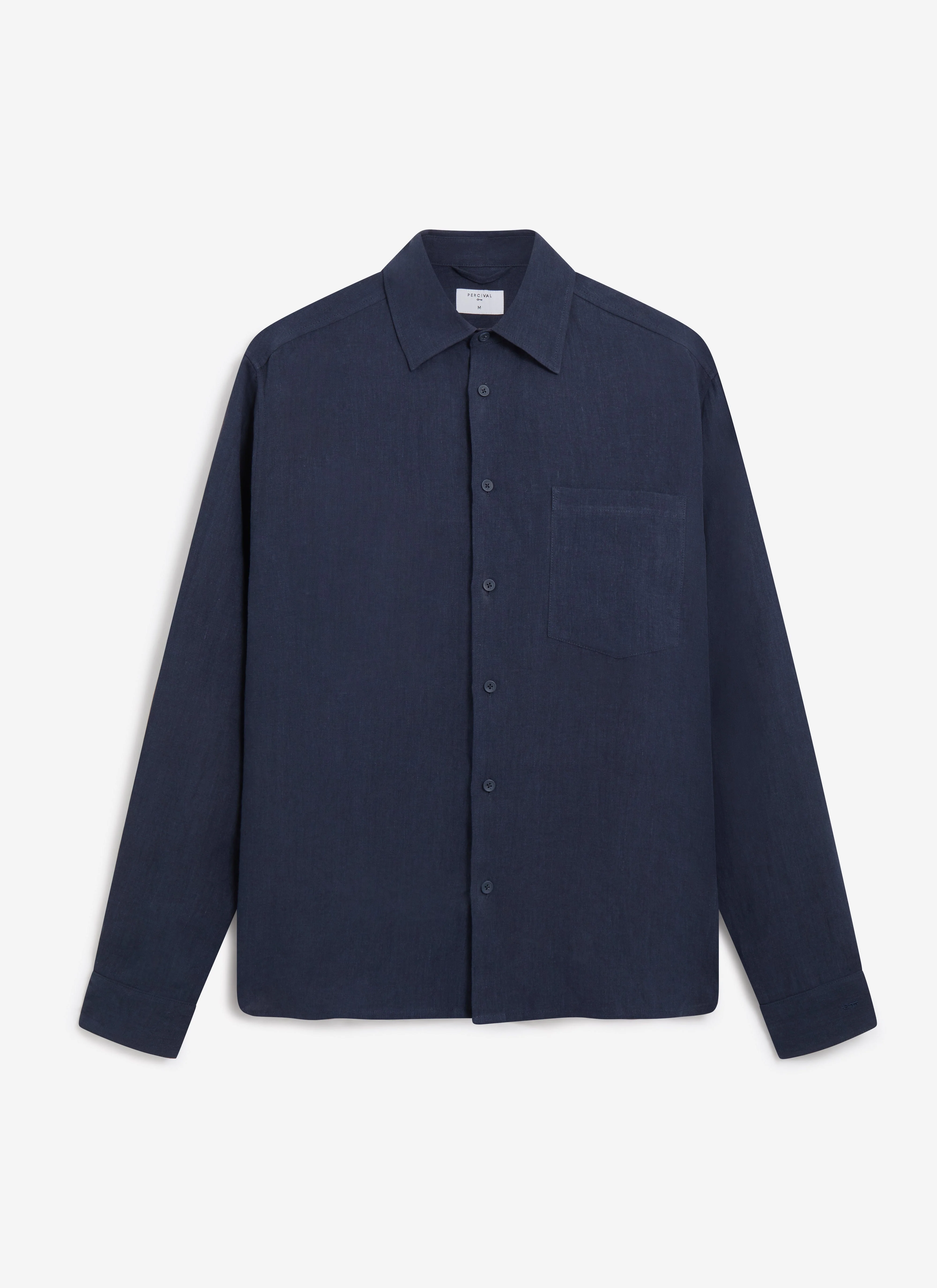 Pearce Shirt | Linen | Navy