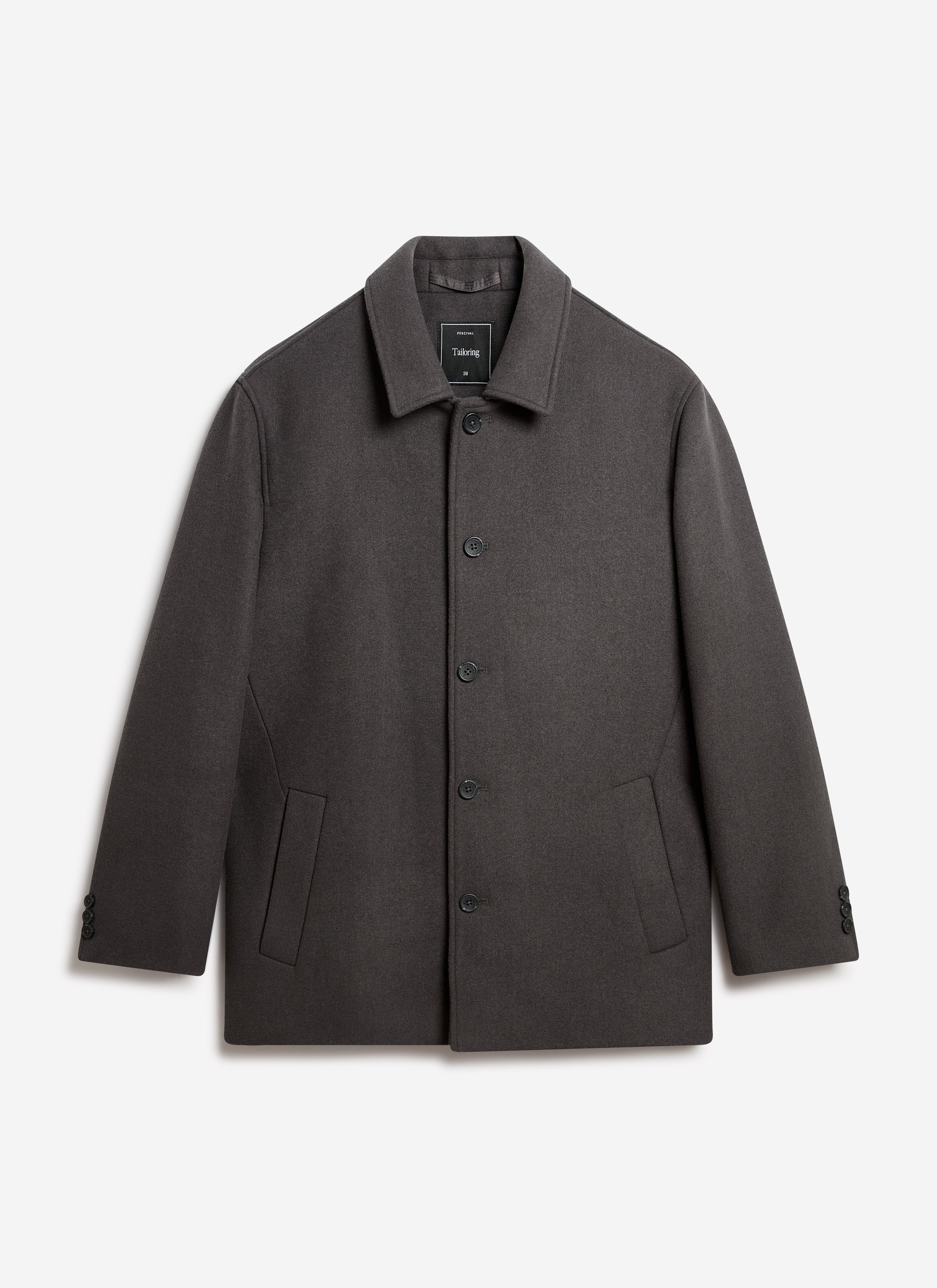 Peacoat | Melton Wool | Charcoal - Image 5