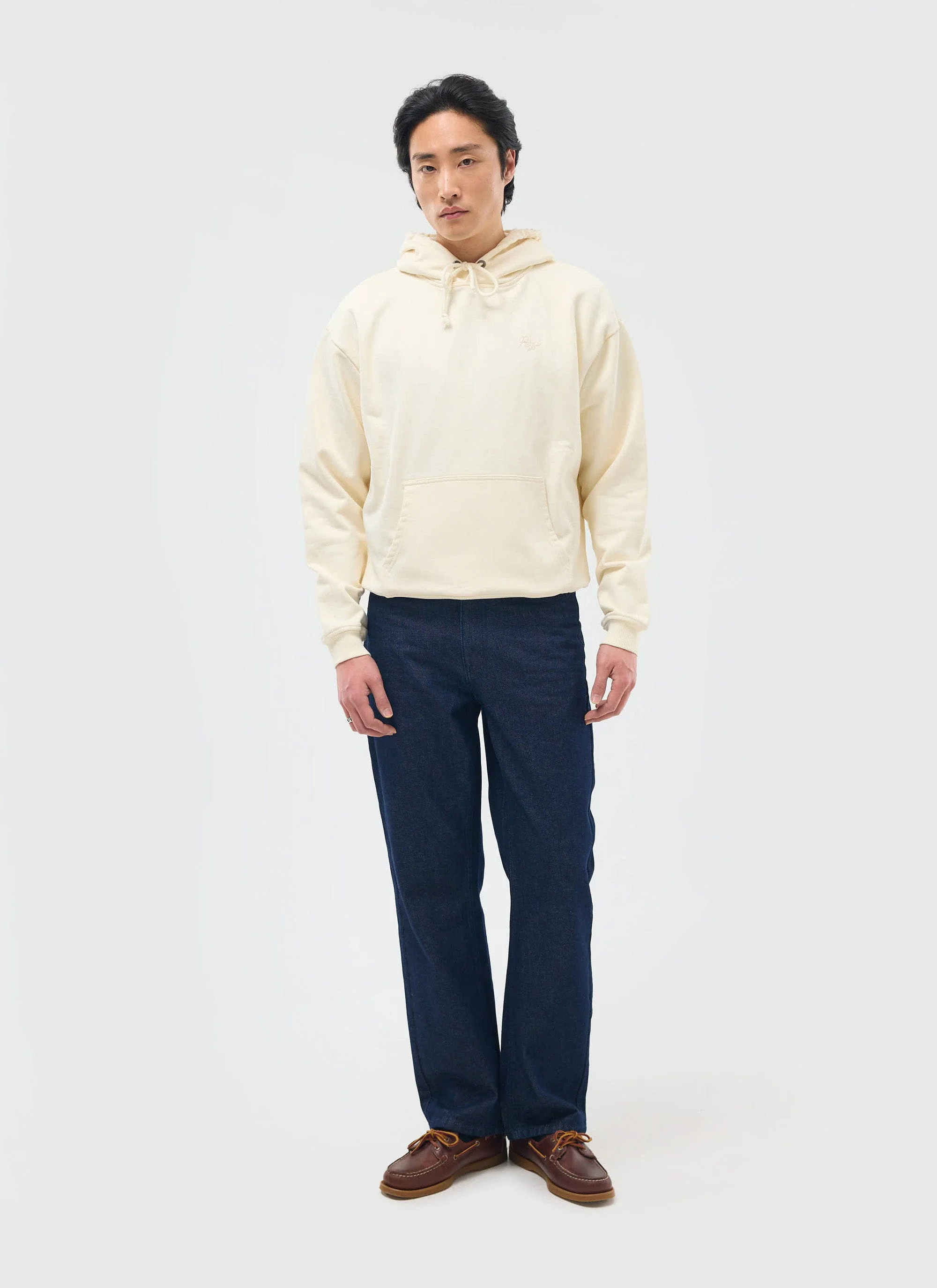 Perci Chainstitch Hoodie | Cotton | Cream - Image 4