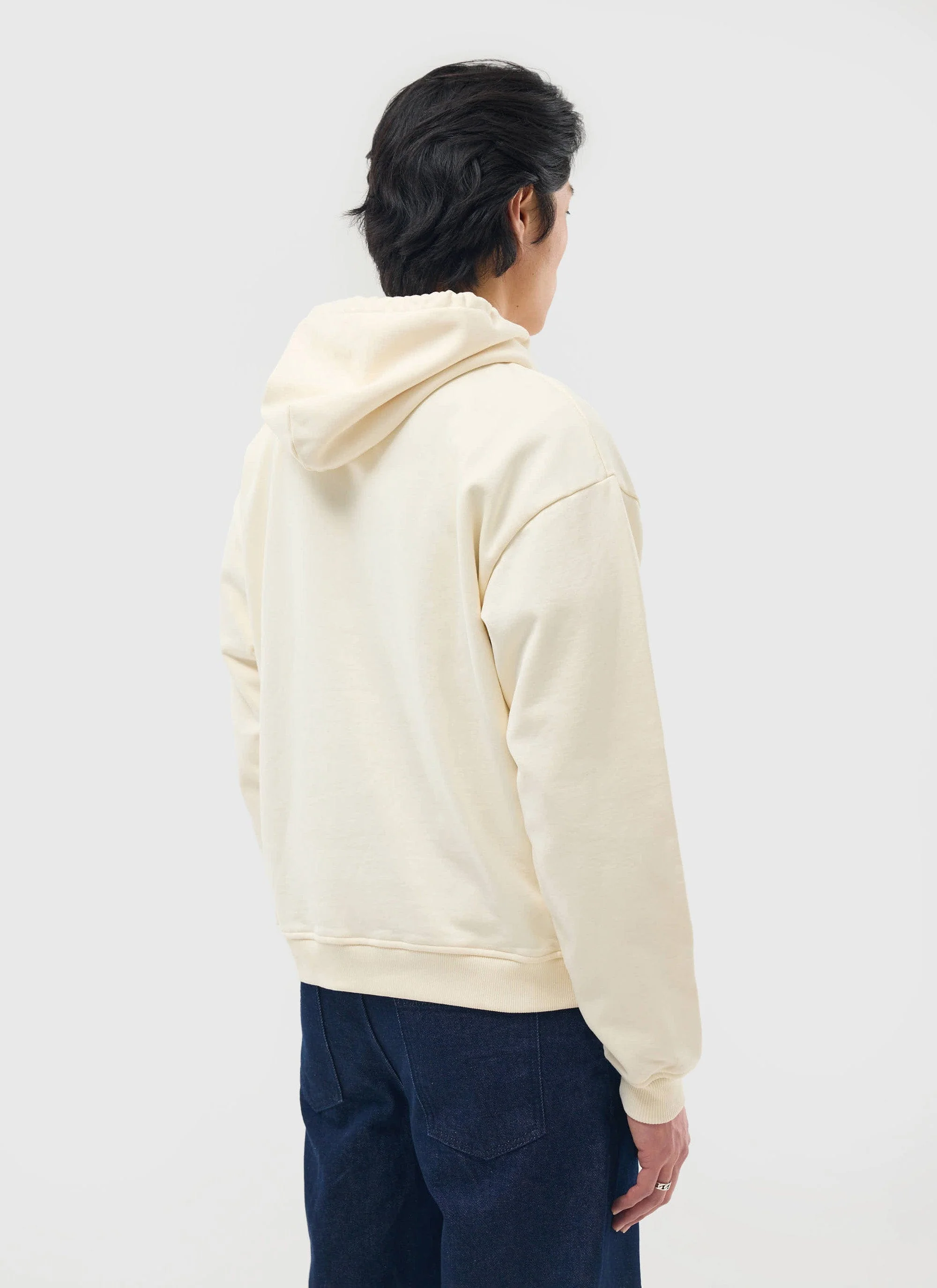 Perci Chainstitch Hoodie | Cotton | Cream - Image 6