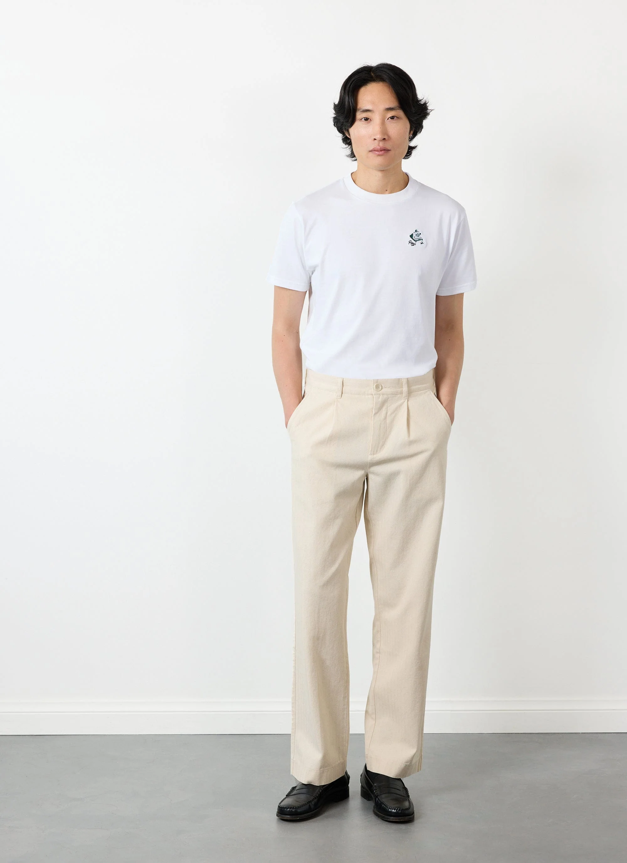 Program Pleated Trousers | Cotton | Cream - Image 3