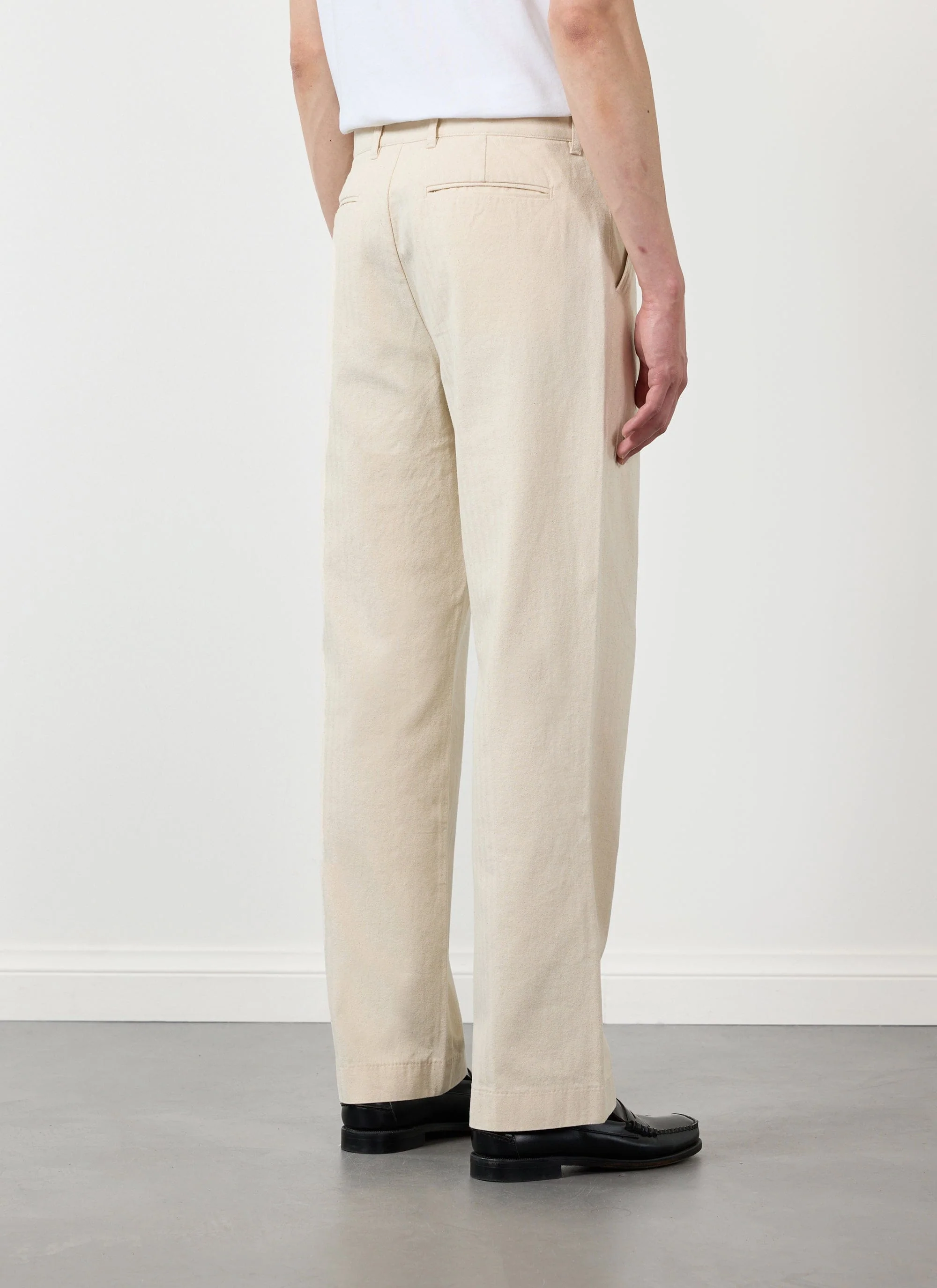 Program Pleated Trousers | Cotton | Cream - Image 5