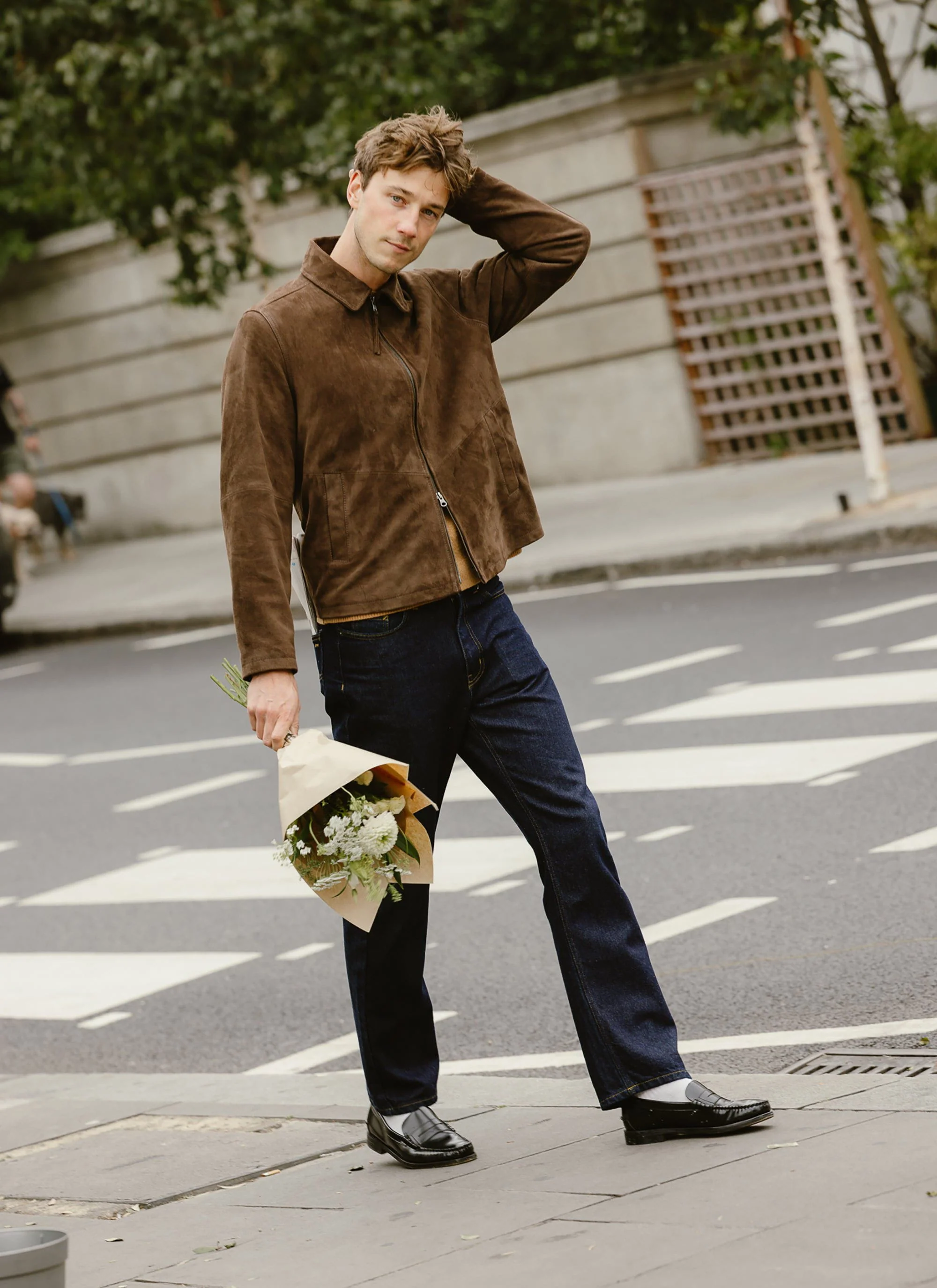 Prologue Soft Suede Jacket | Espresso Brown - Image 3