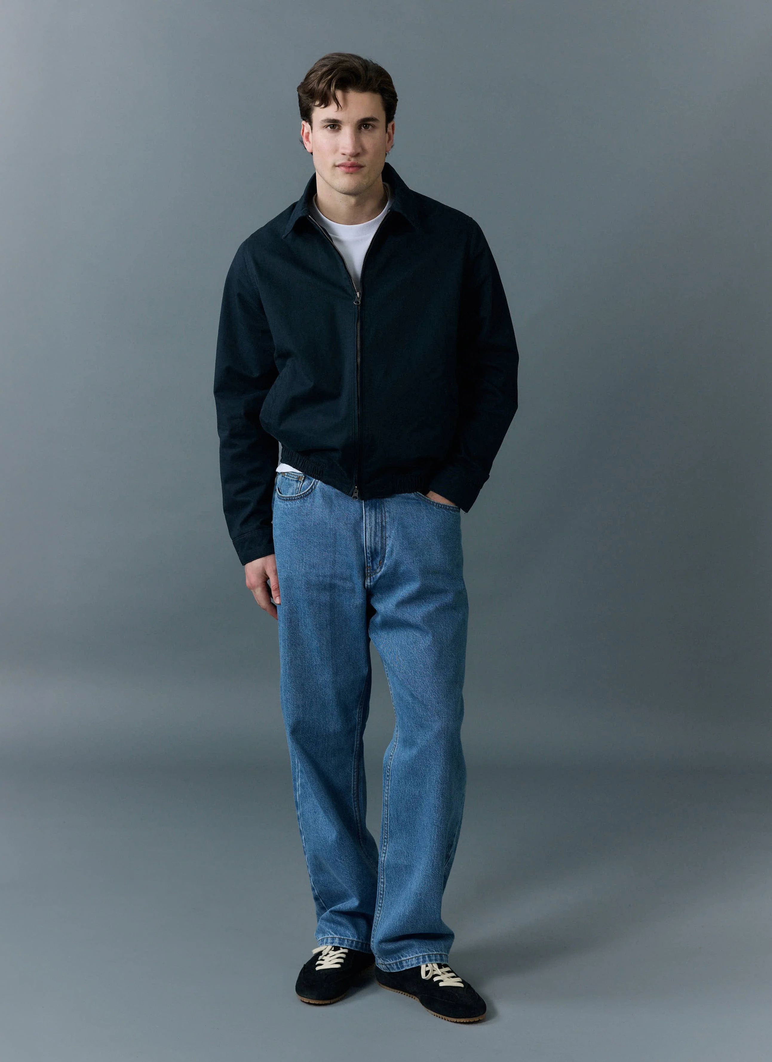 Relaxed Leg Denim Jeans | Light Wash Blue - Image 3