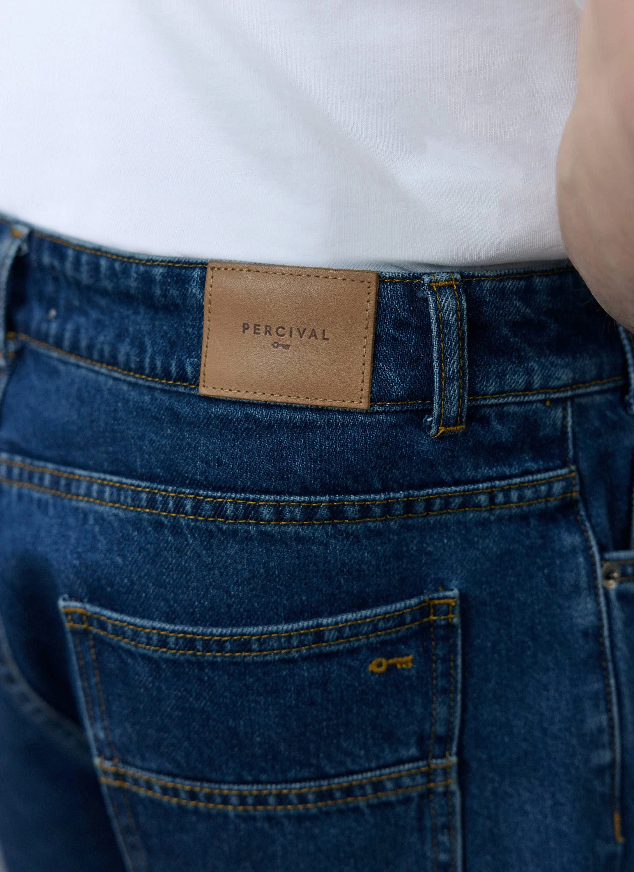 Relaxed Leg Denim Jeans | Mid Wash Blue - Image 7