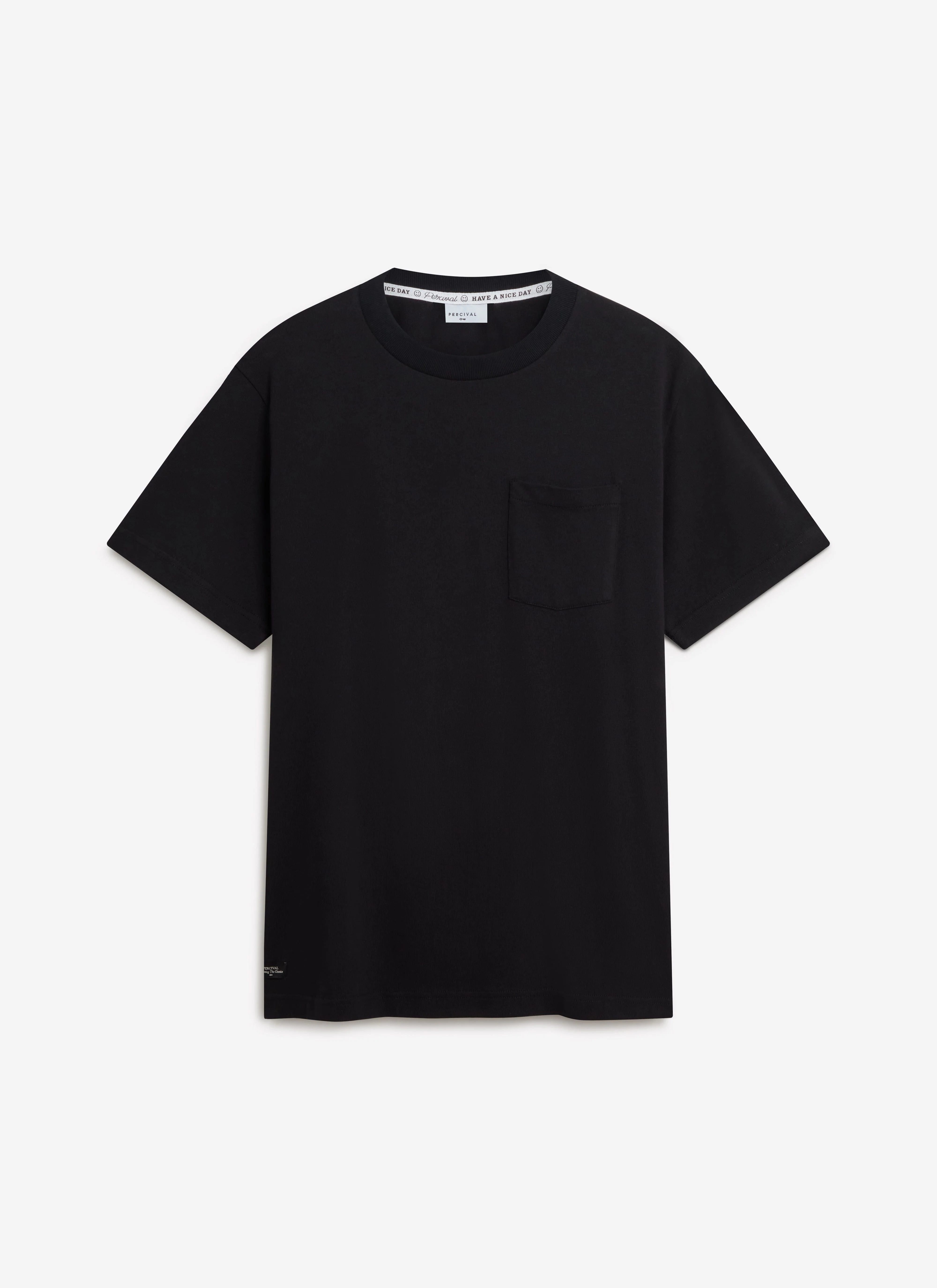 Short Sleeve Pocket T Shirt | Organic Cotton | Black - Image 3