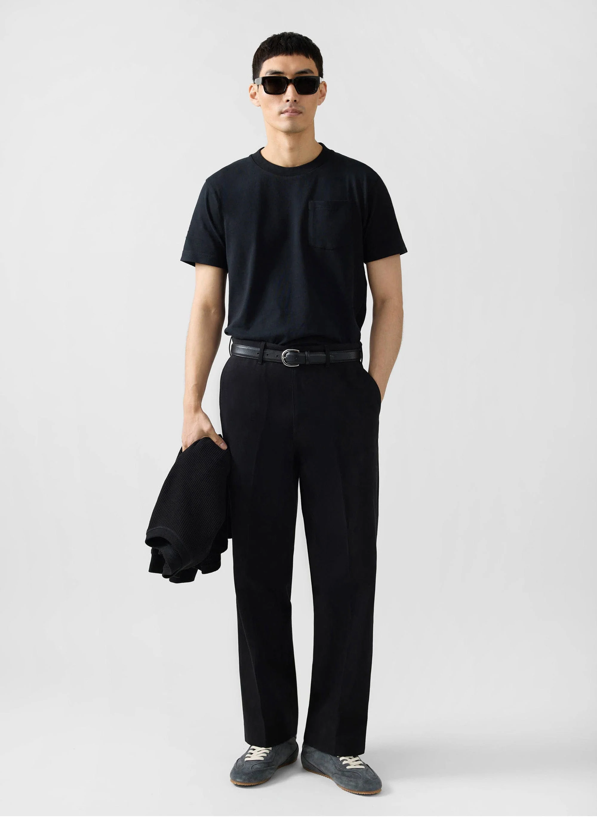 Short Sleeve Pocket T Shirt | Organic Cotton | Black - Image 4